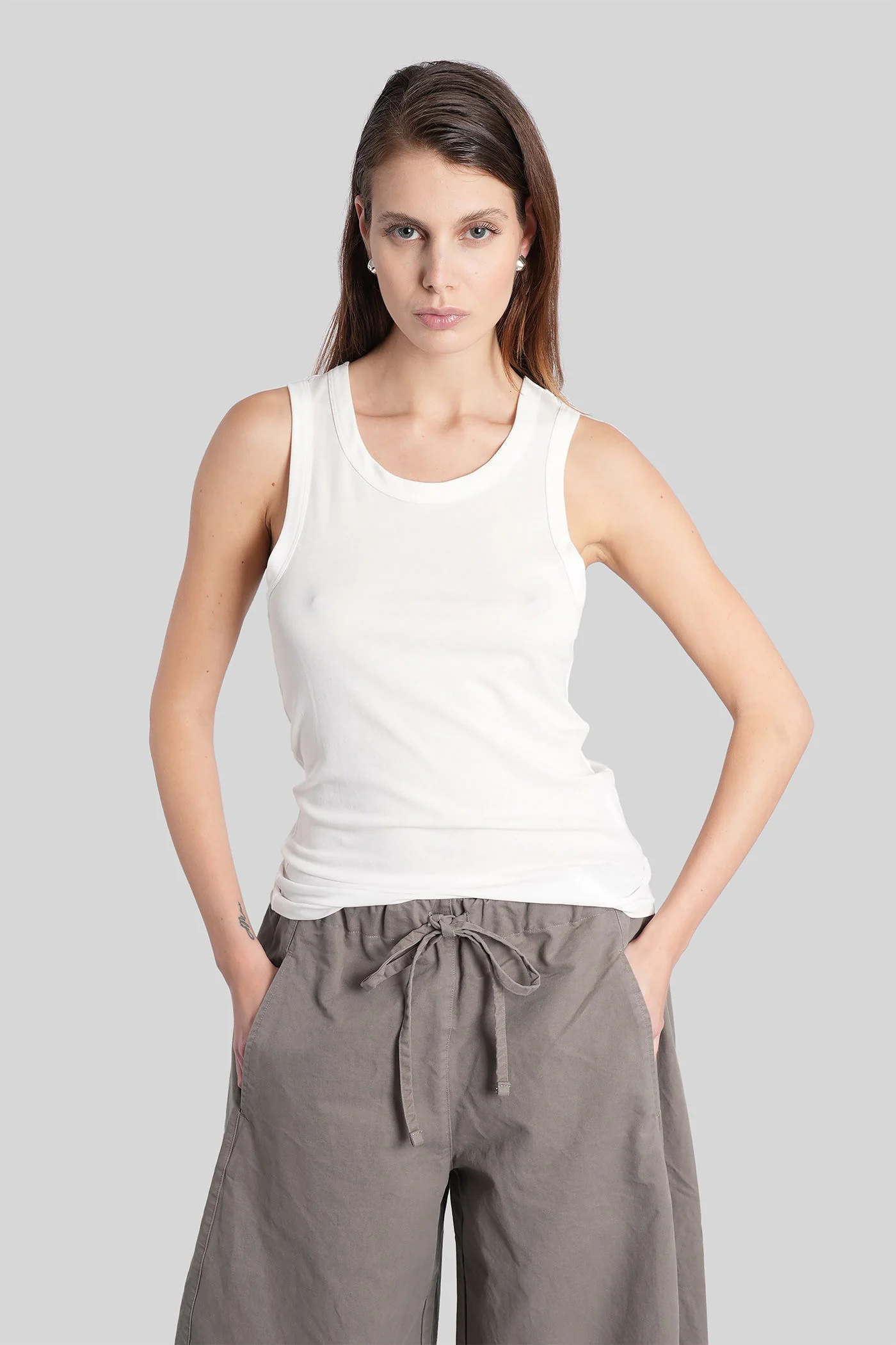 tank Top in white cotton