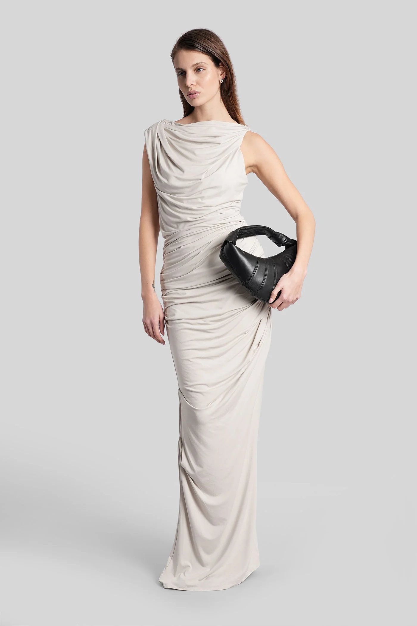 Topwear in grey viscose - Image 2