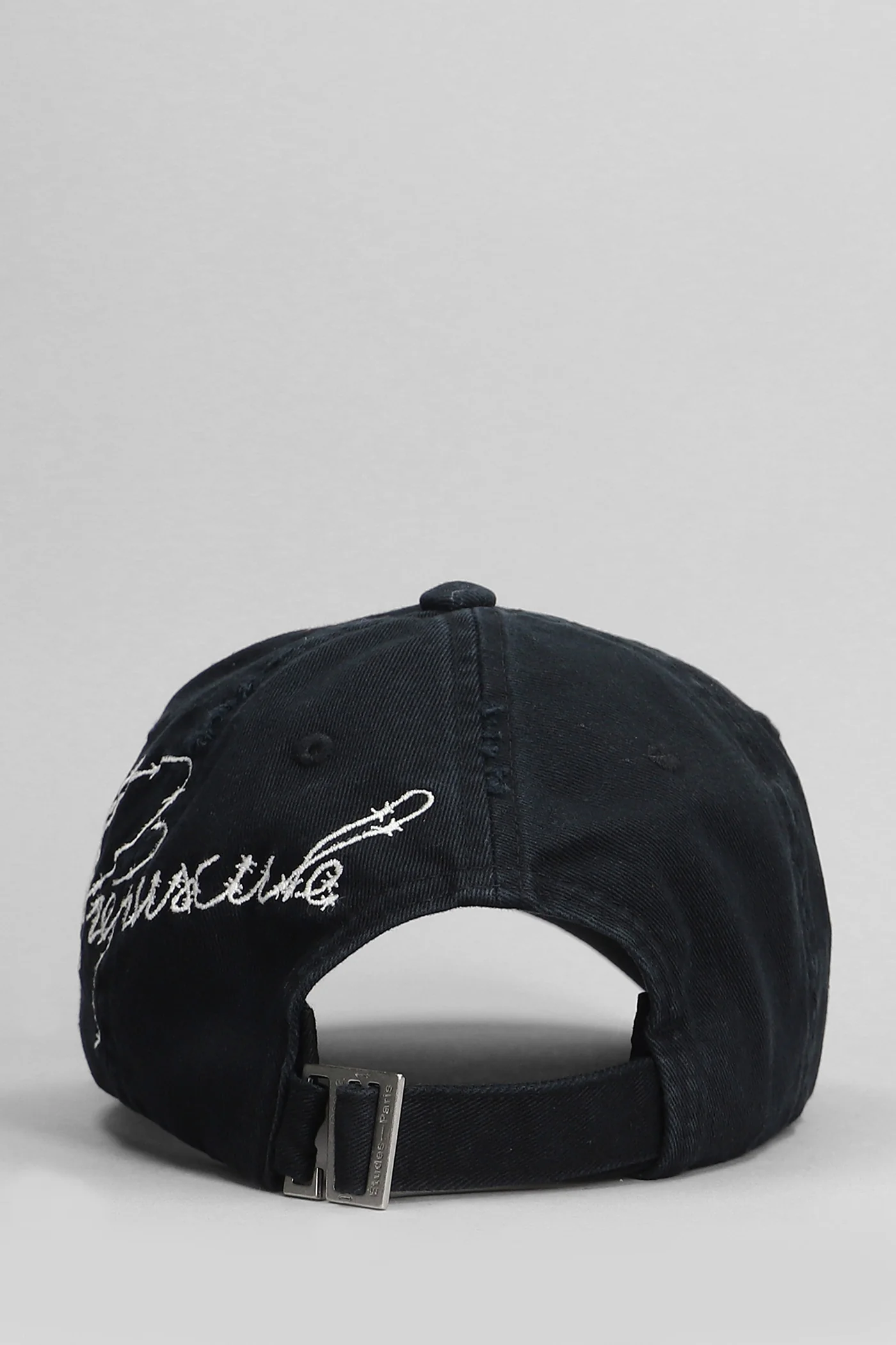 Hats in black cotton - Image 3