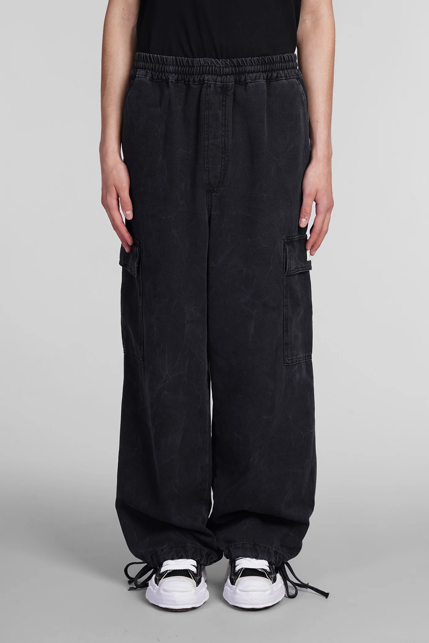 Pants in black cotton - Image 16