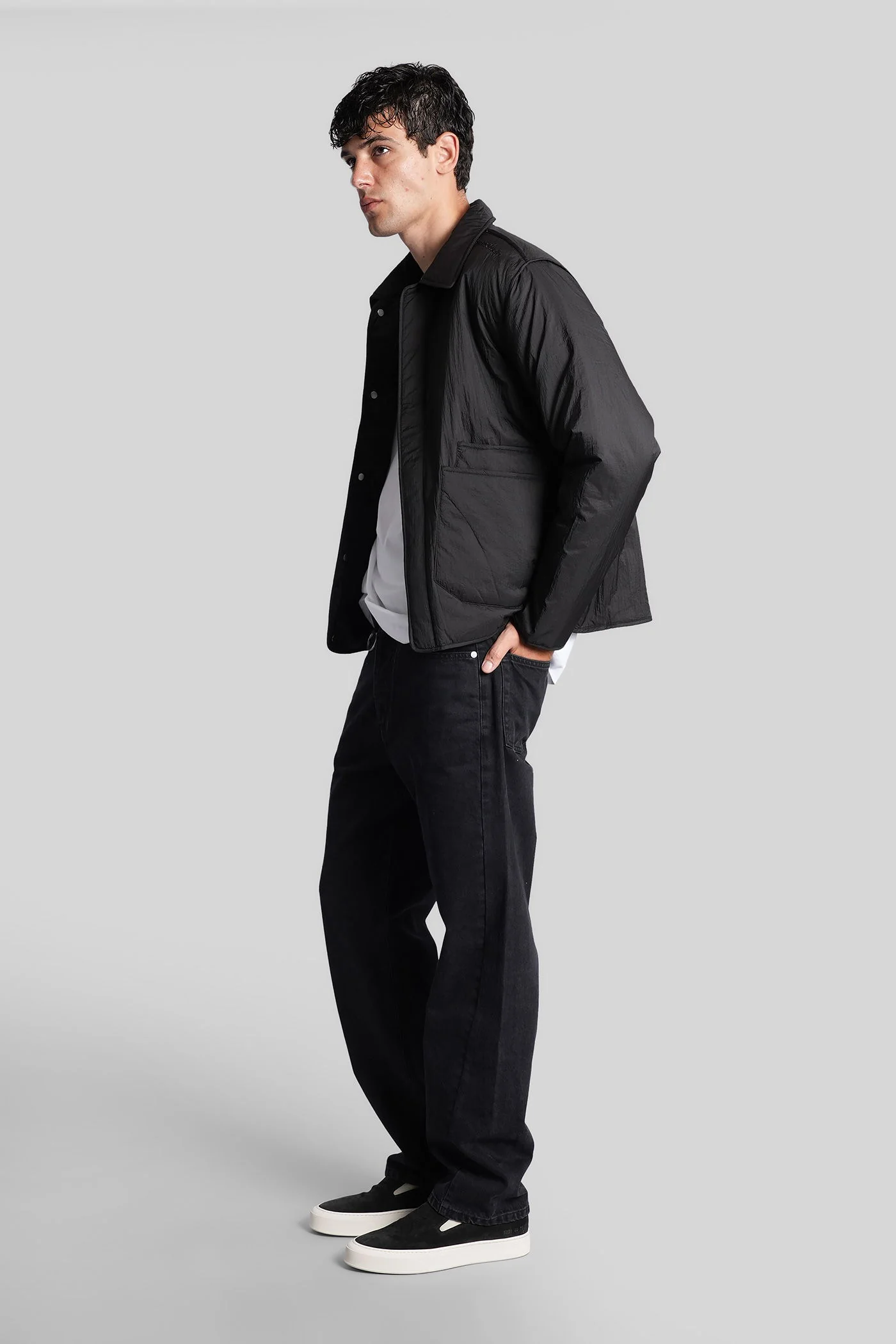 Jeans in black cotton - Image 2