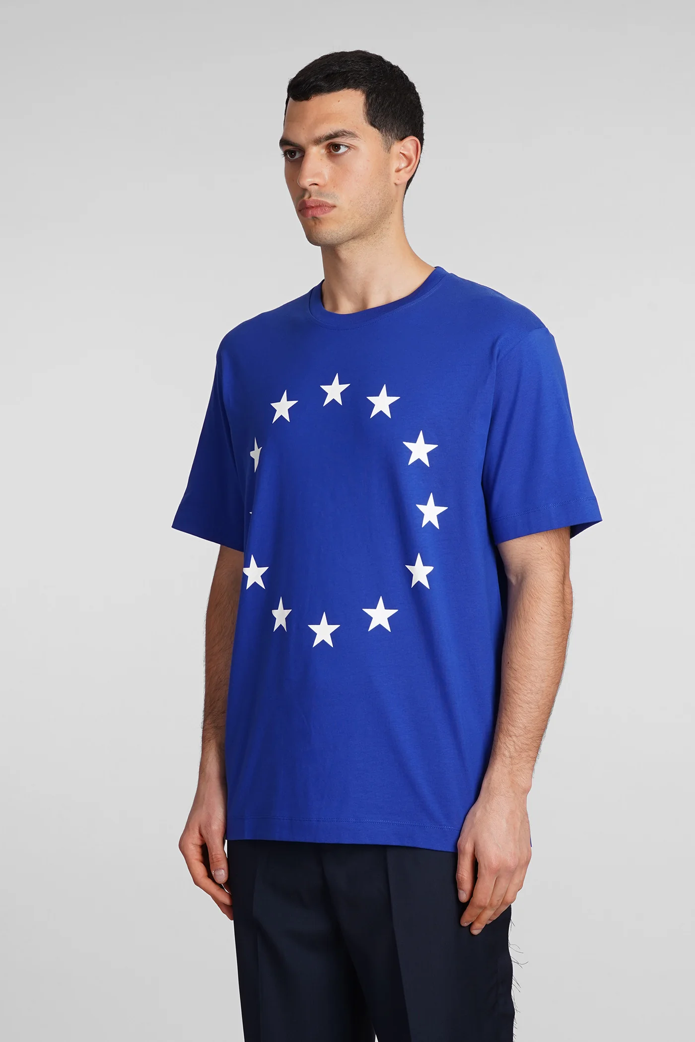 T-Shirt in blue cotton - Image 4