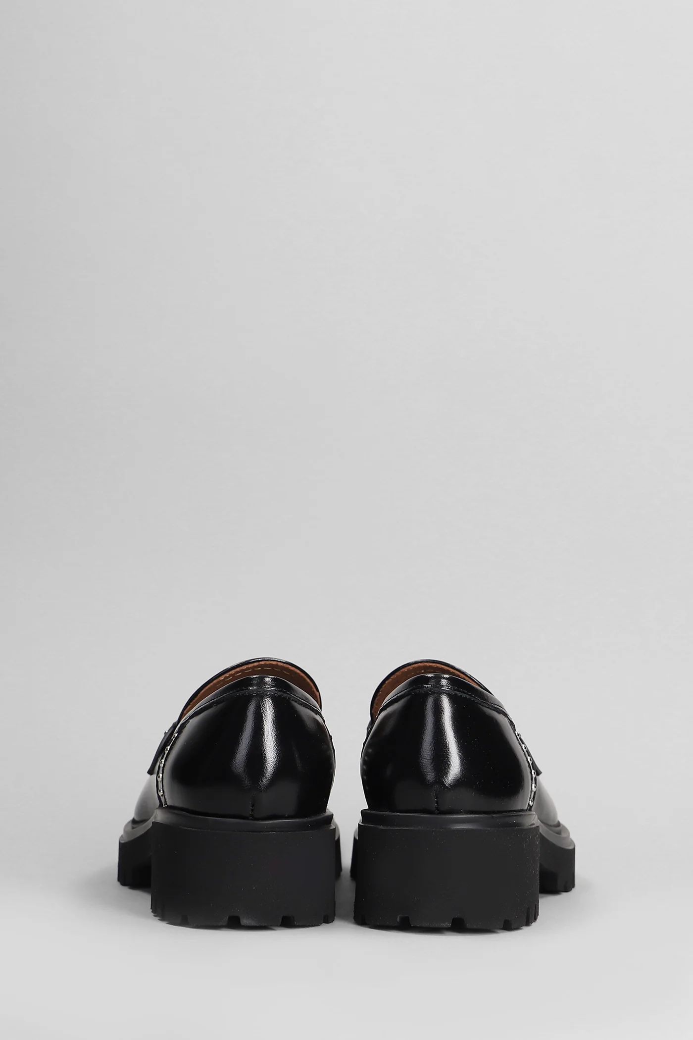 Loafers in black leather - Image 4