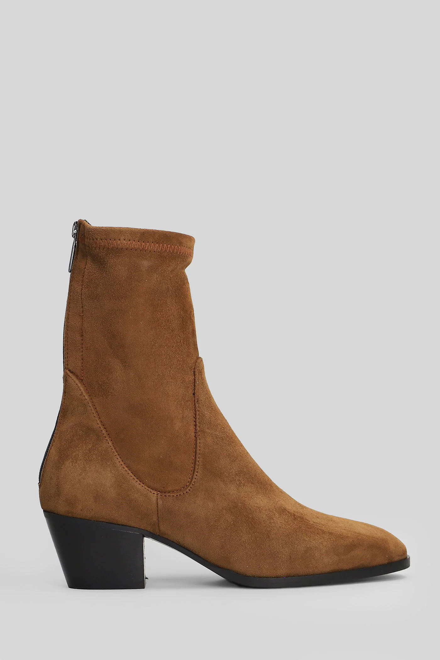 texan Ankle boots in leather color suede