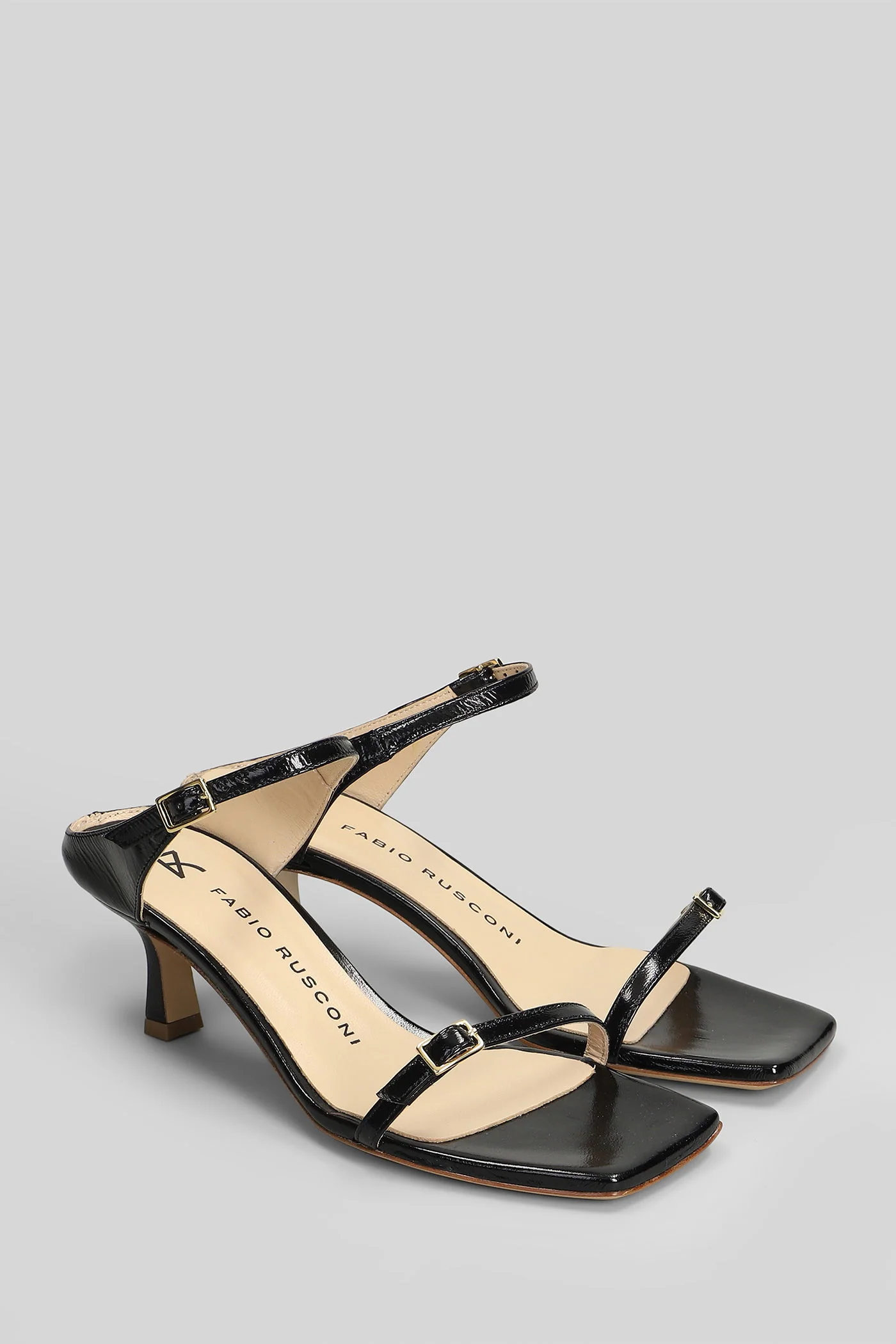 Slipper-Mule in black leather - Image 2