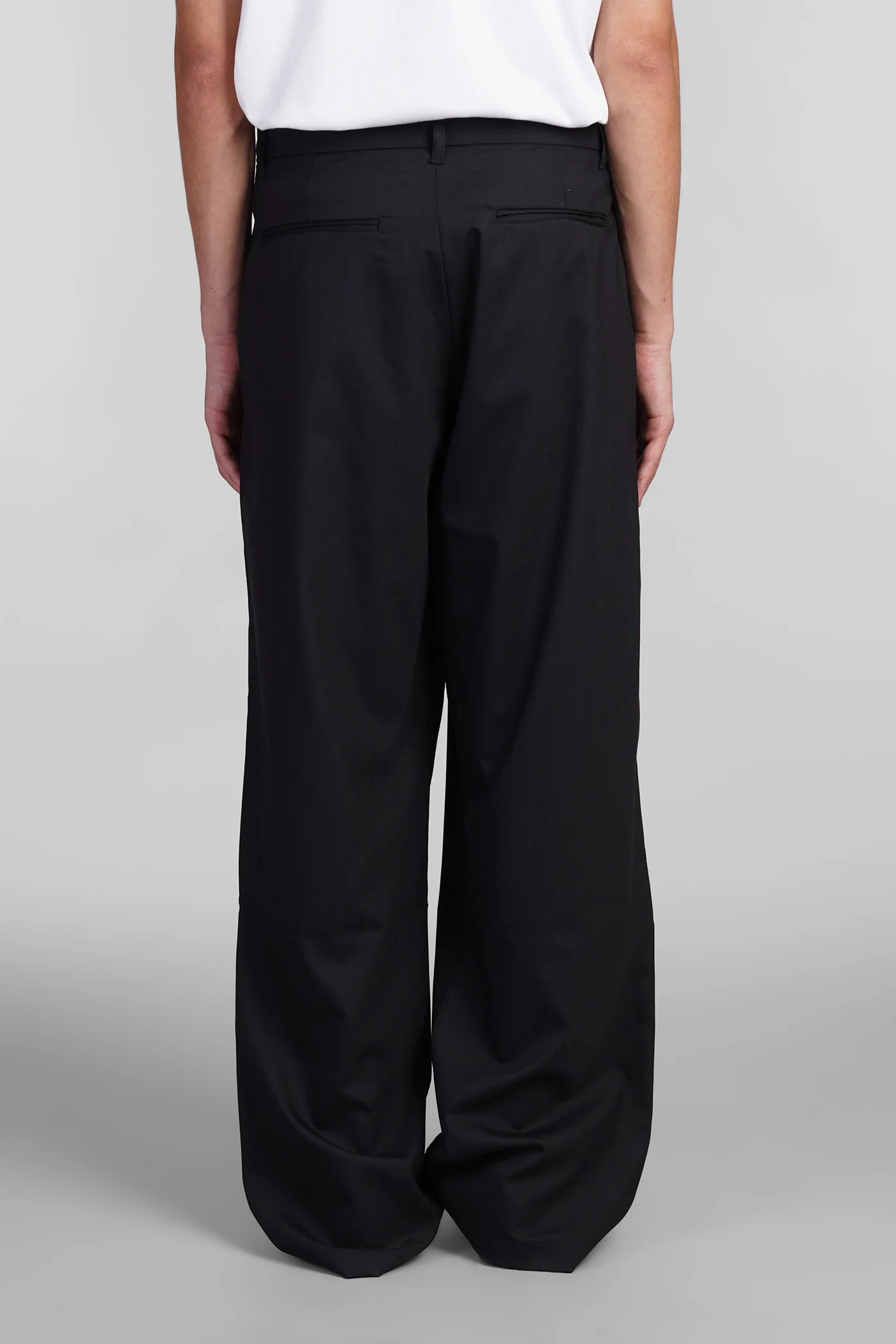 Pants in black polyester - Image 3