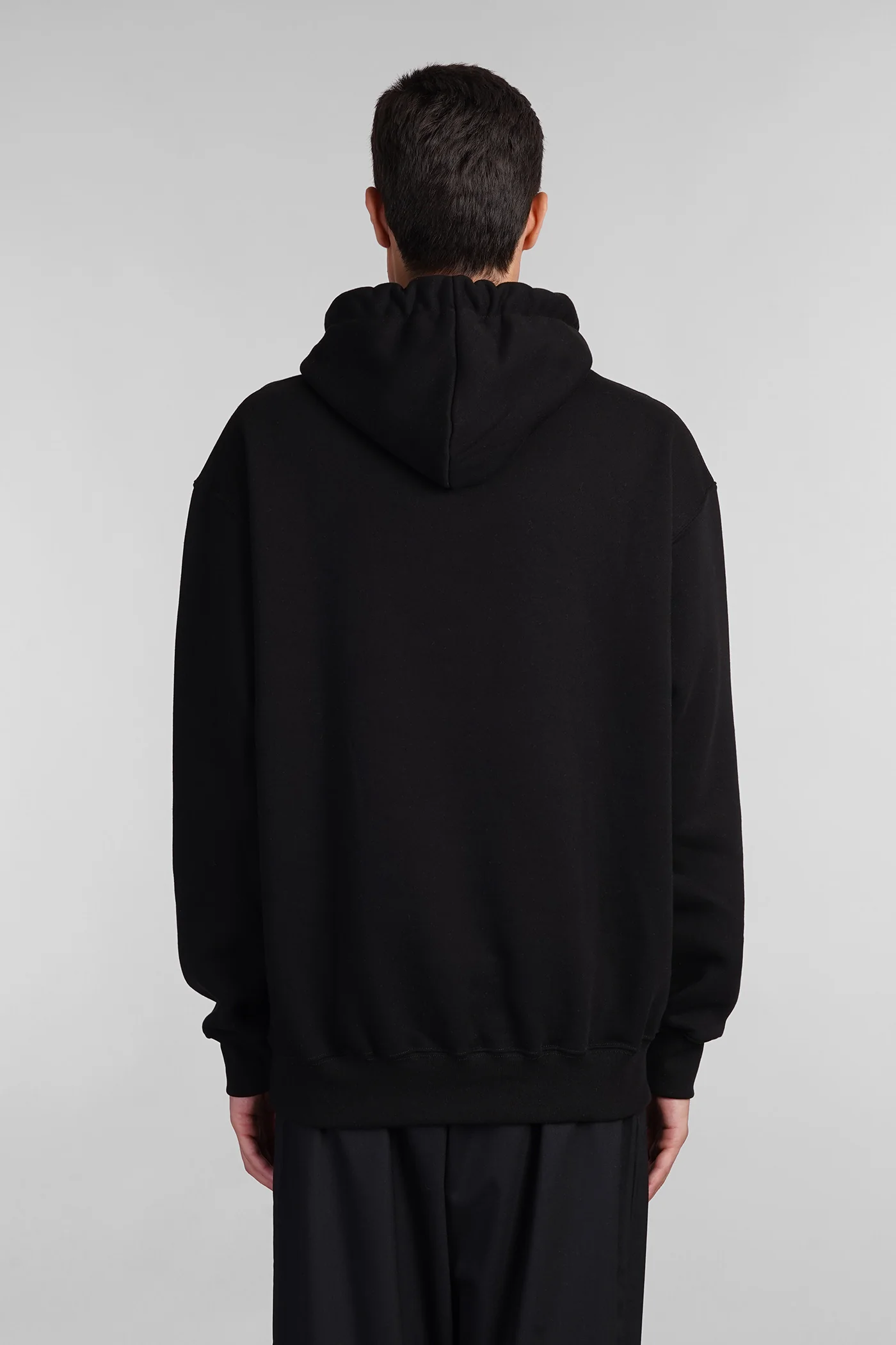 Sweatshirt in black cotton - Image 3