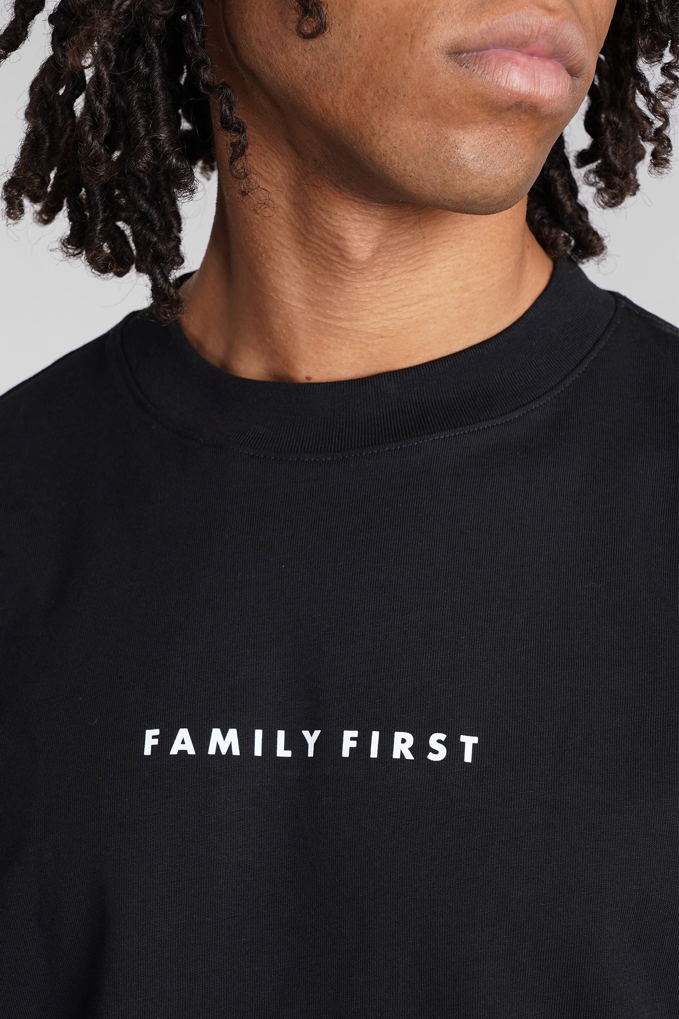 T-Shirt in black cotton - Image 5