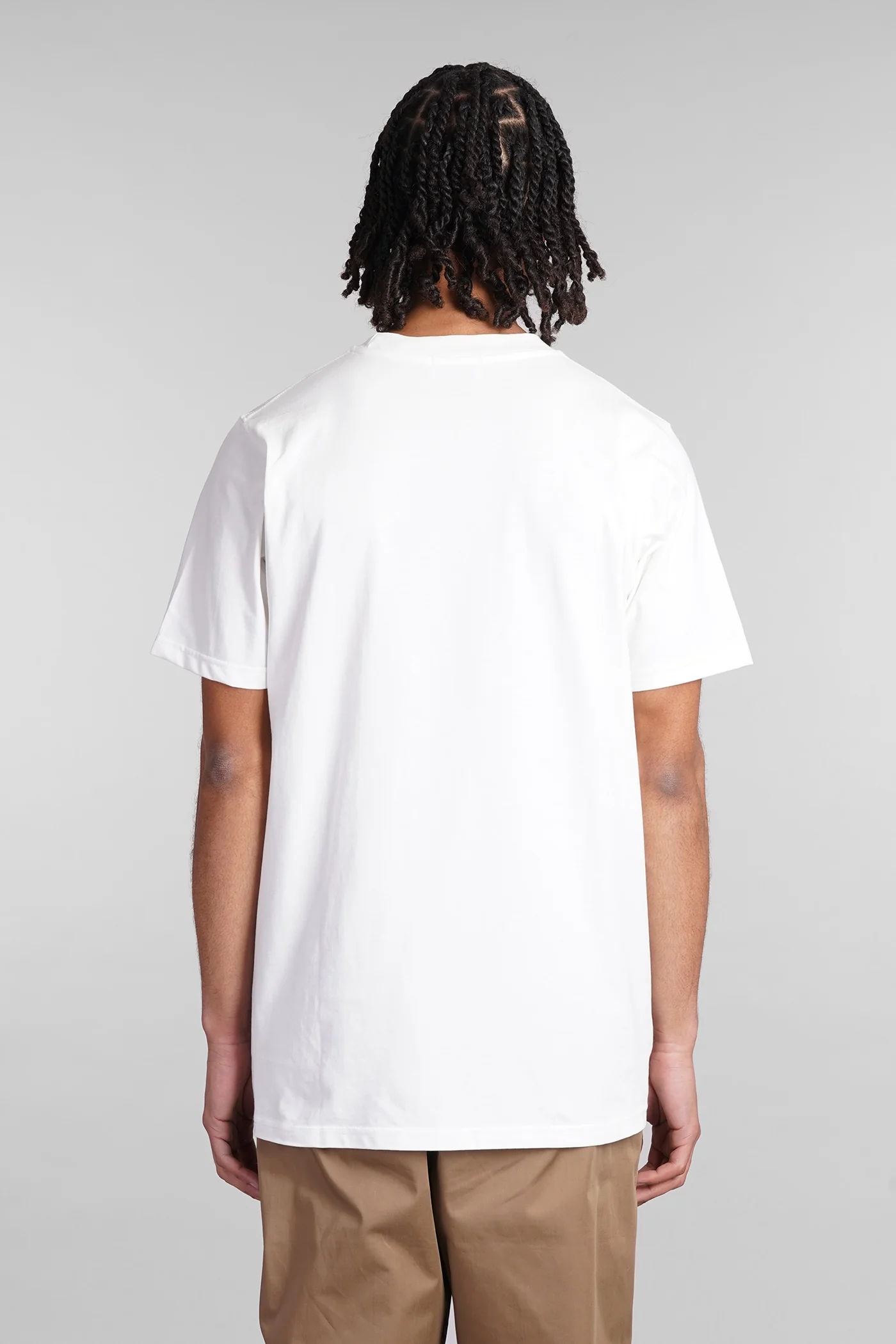 T-Shirt in white cotton - Image 3