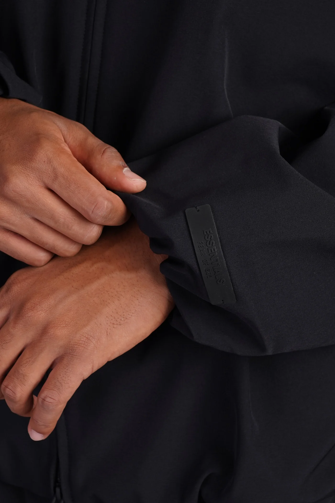 Bomber in black nylon - Image 5