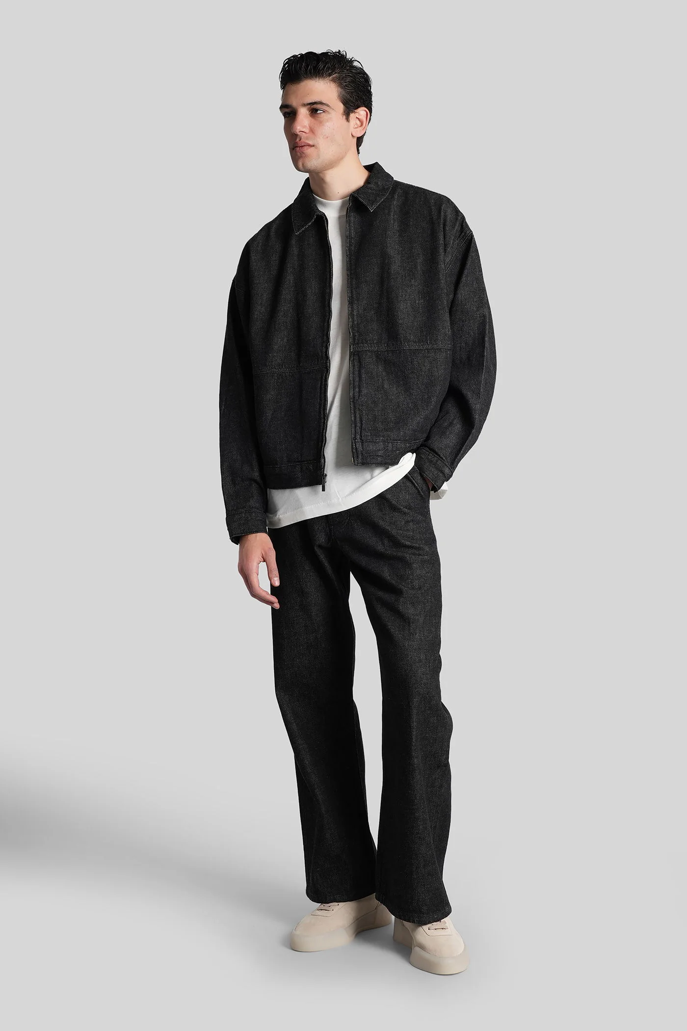 Denim Jackets in black cotton - Image 12