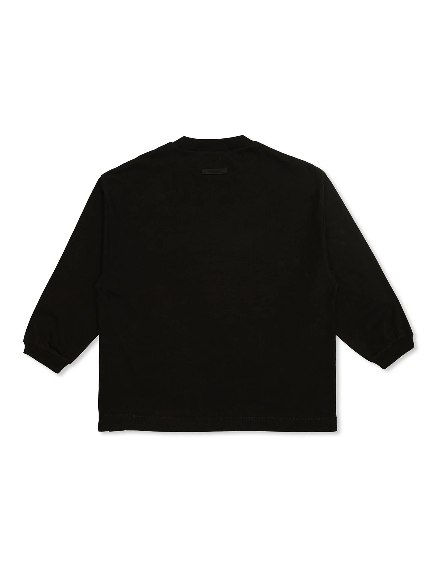 T-Shirt in black cotton - Image 2