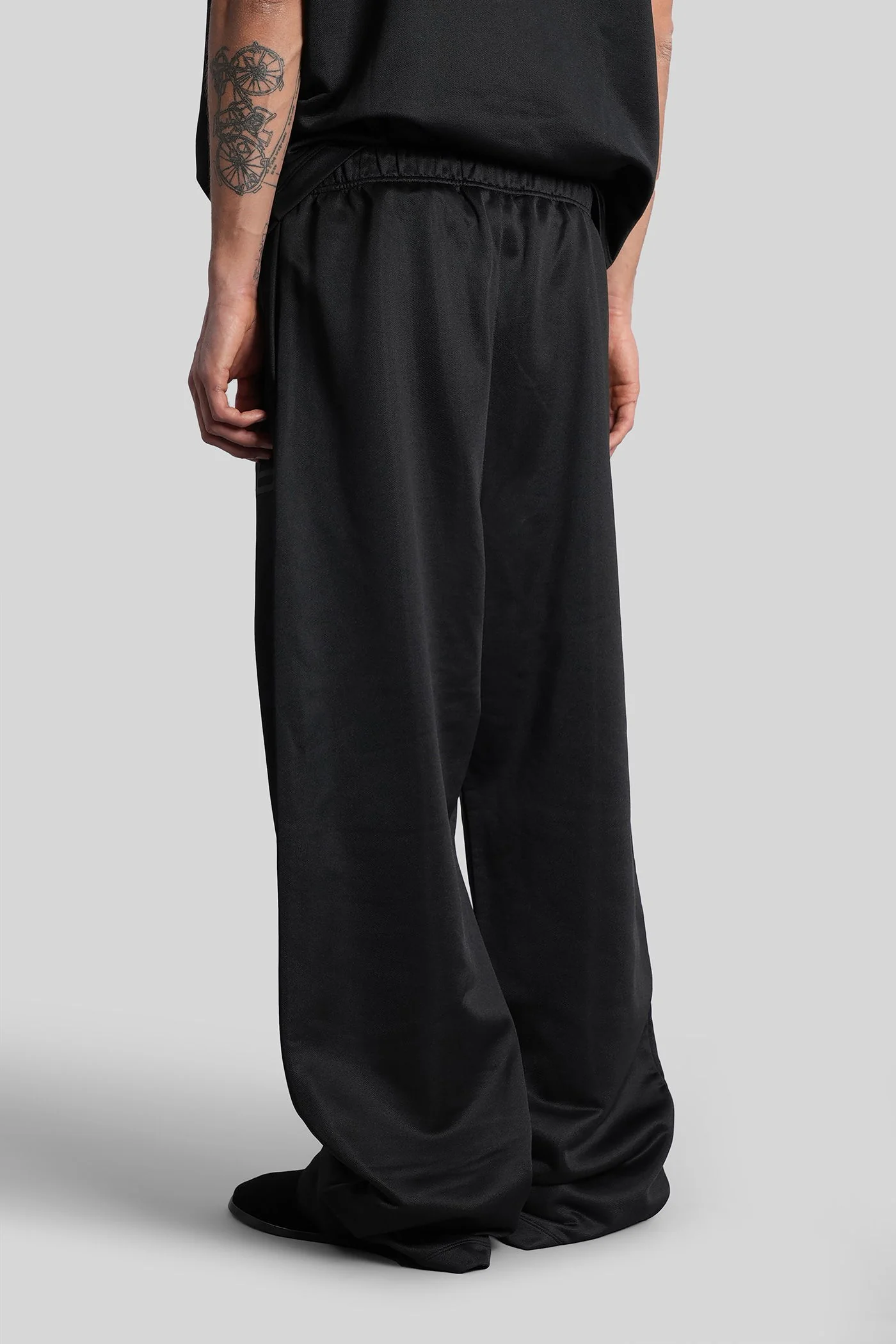 Pants in black cotton - Image 3