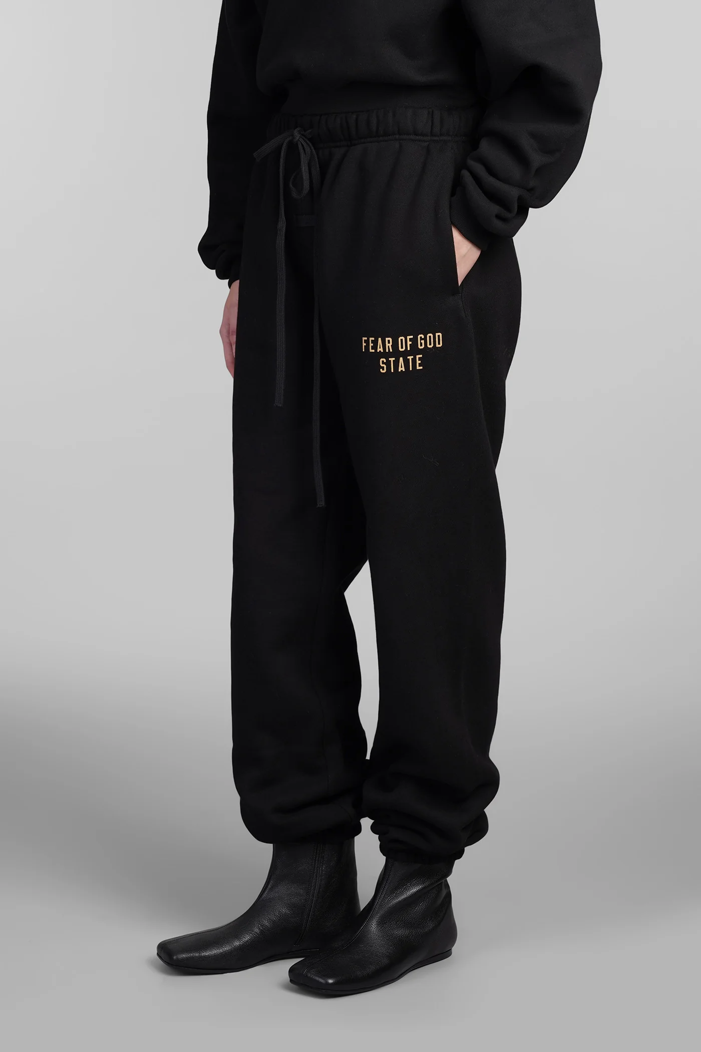 Pants in black cotton - Image 4