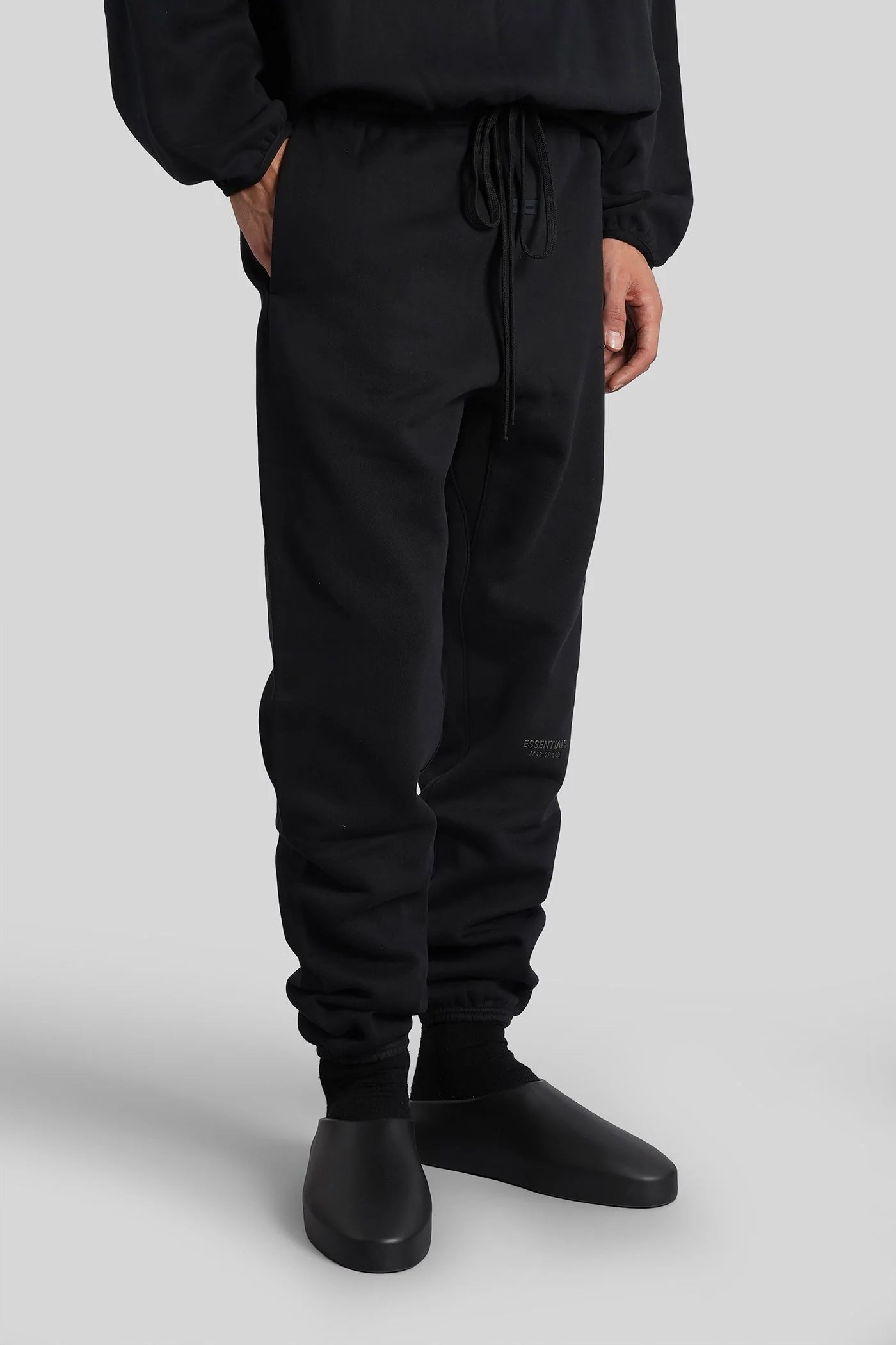 Pants in black cotton - Image 4