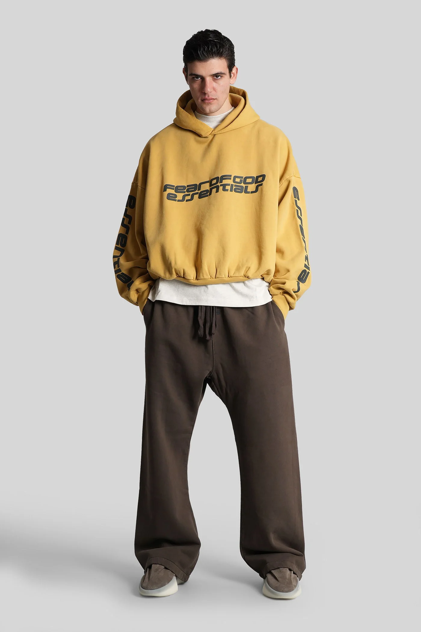 Pants in brown cotton - Image 2