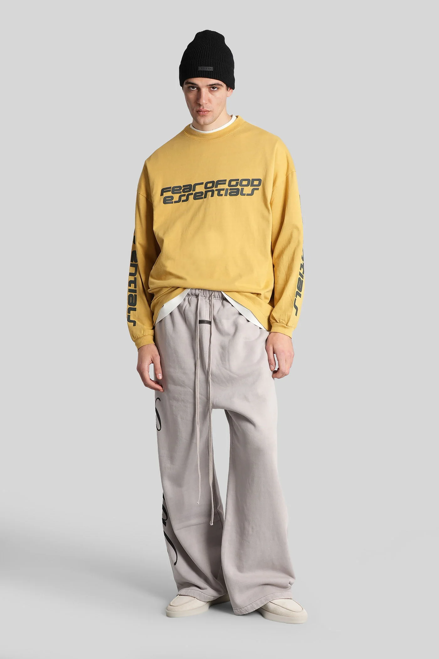 Pants in grey cotton - Image 2