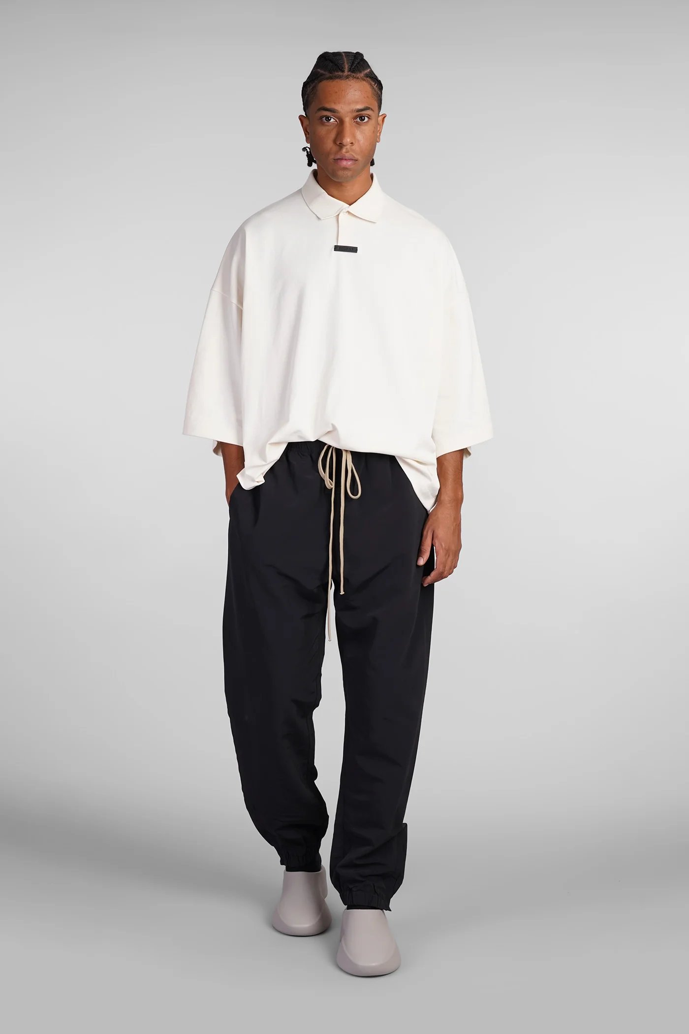 Polo in beige cotton - Image 2