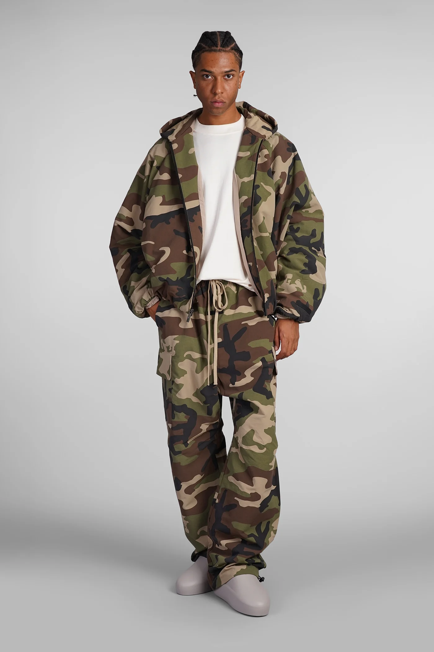puffer in camouflage nylon - Image 2