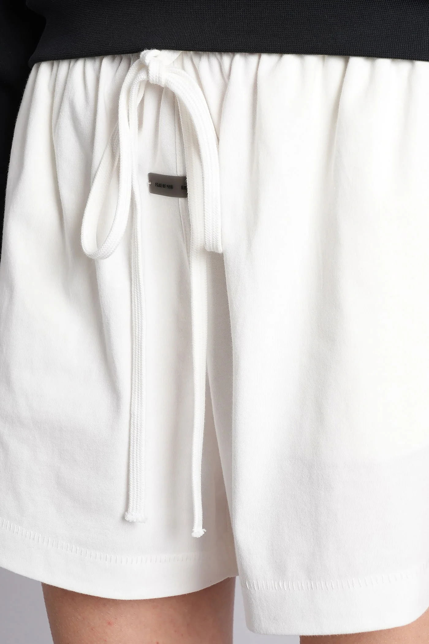 Shorts in white cotton - Image 5