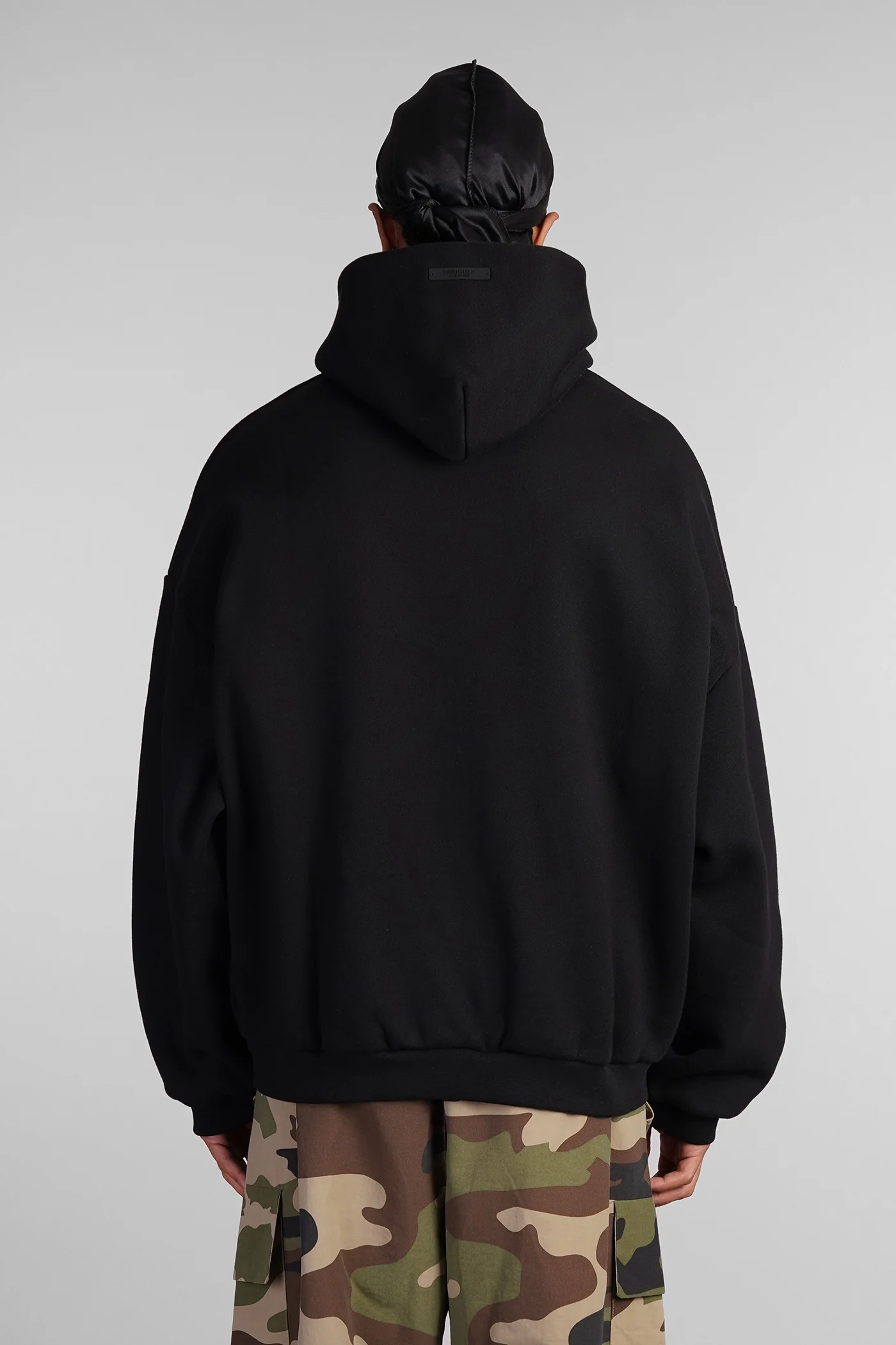 Sweatshirt in black cotton - Image 3