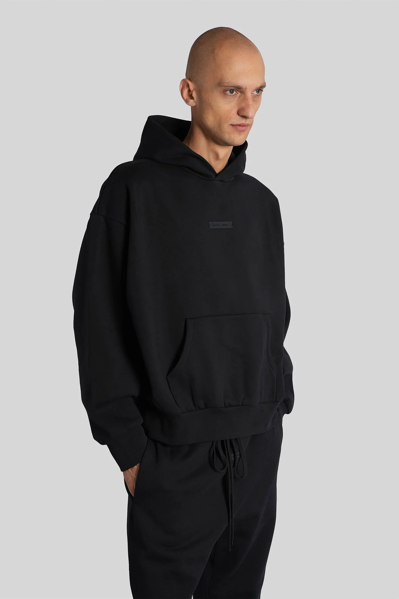 Sweatshirt in black cotton - Image 4