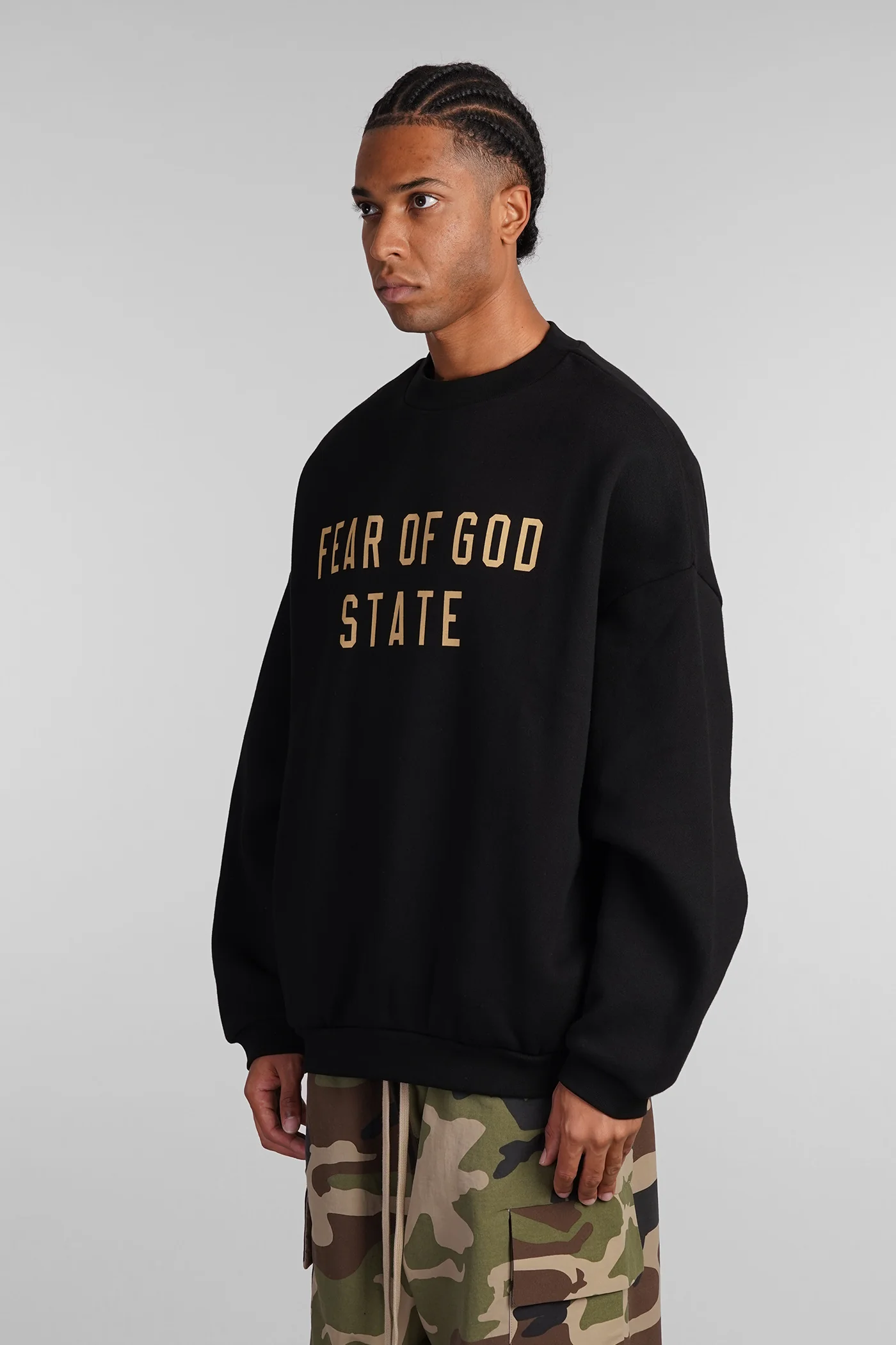 Sweatshirt in black cotton - Image 4