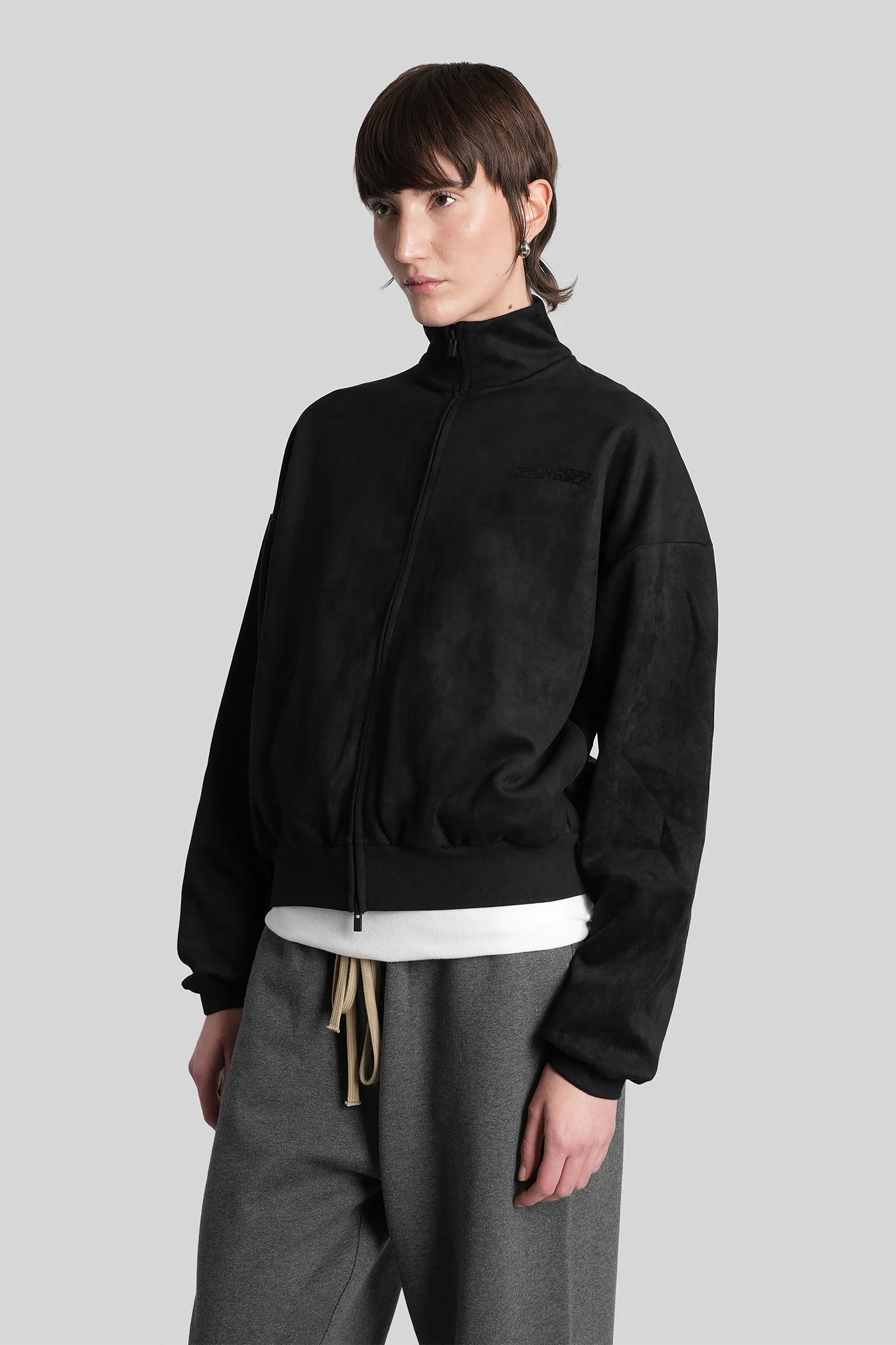 Sweatshirt in black polyester - Image 19