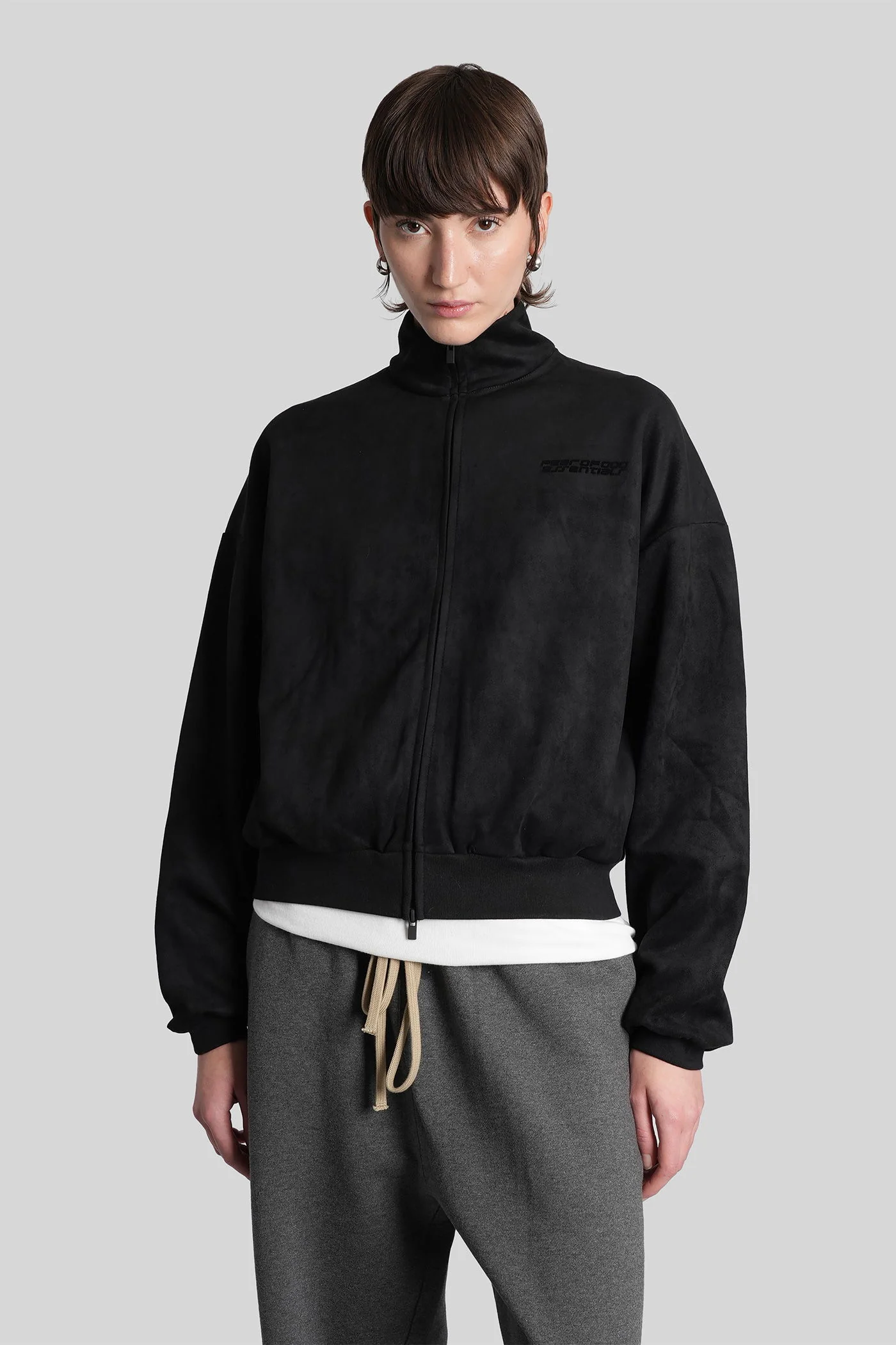 Sweatshirt in black polyester - Image 51