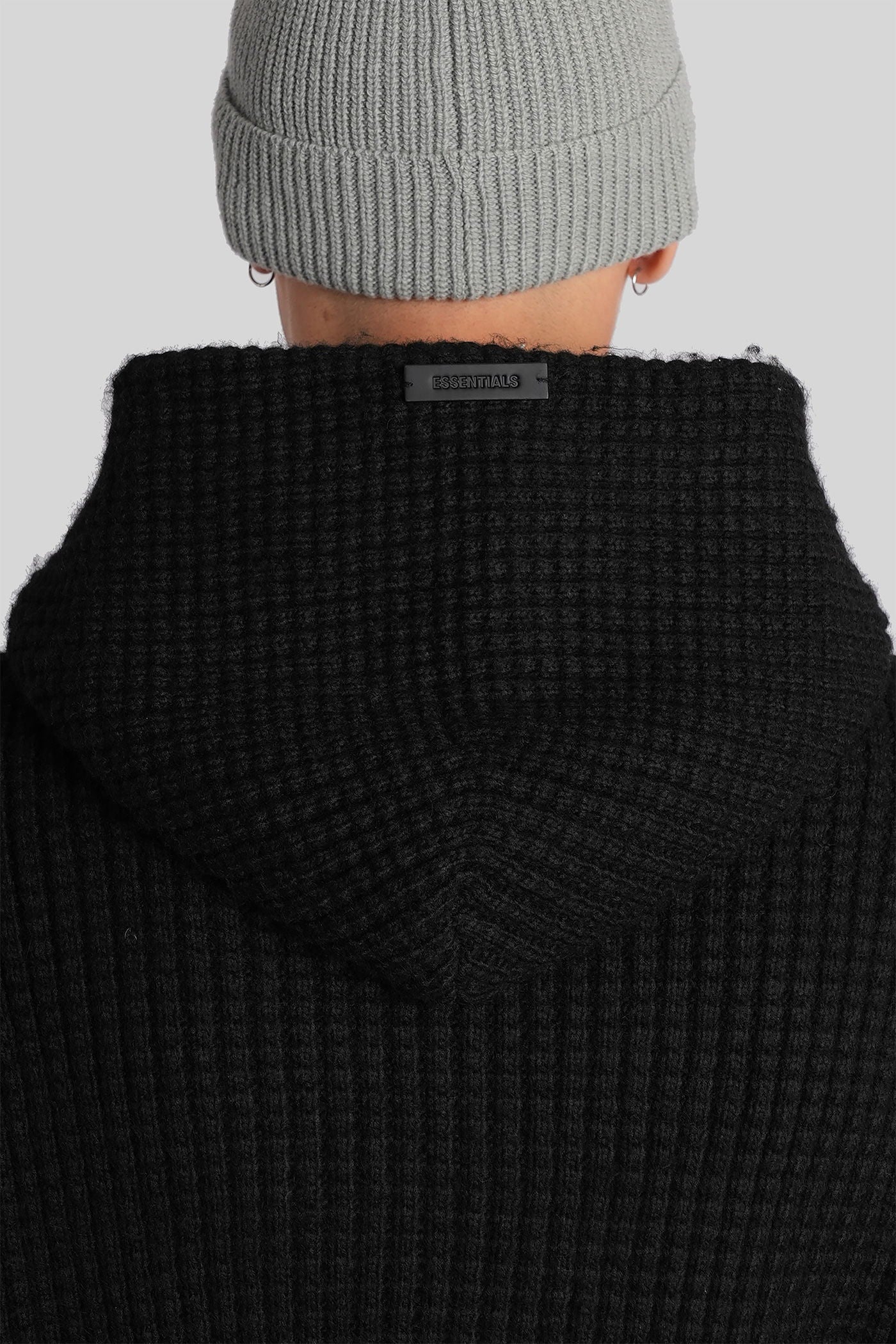 Sweatshirt in black polyester - Image 20