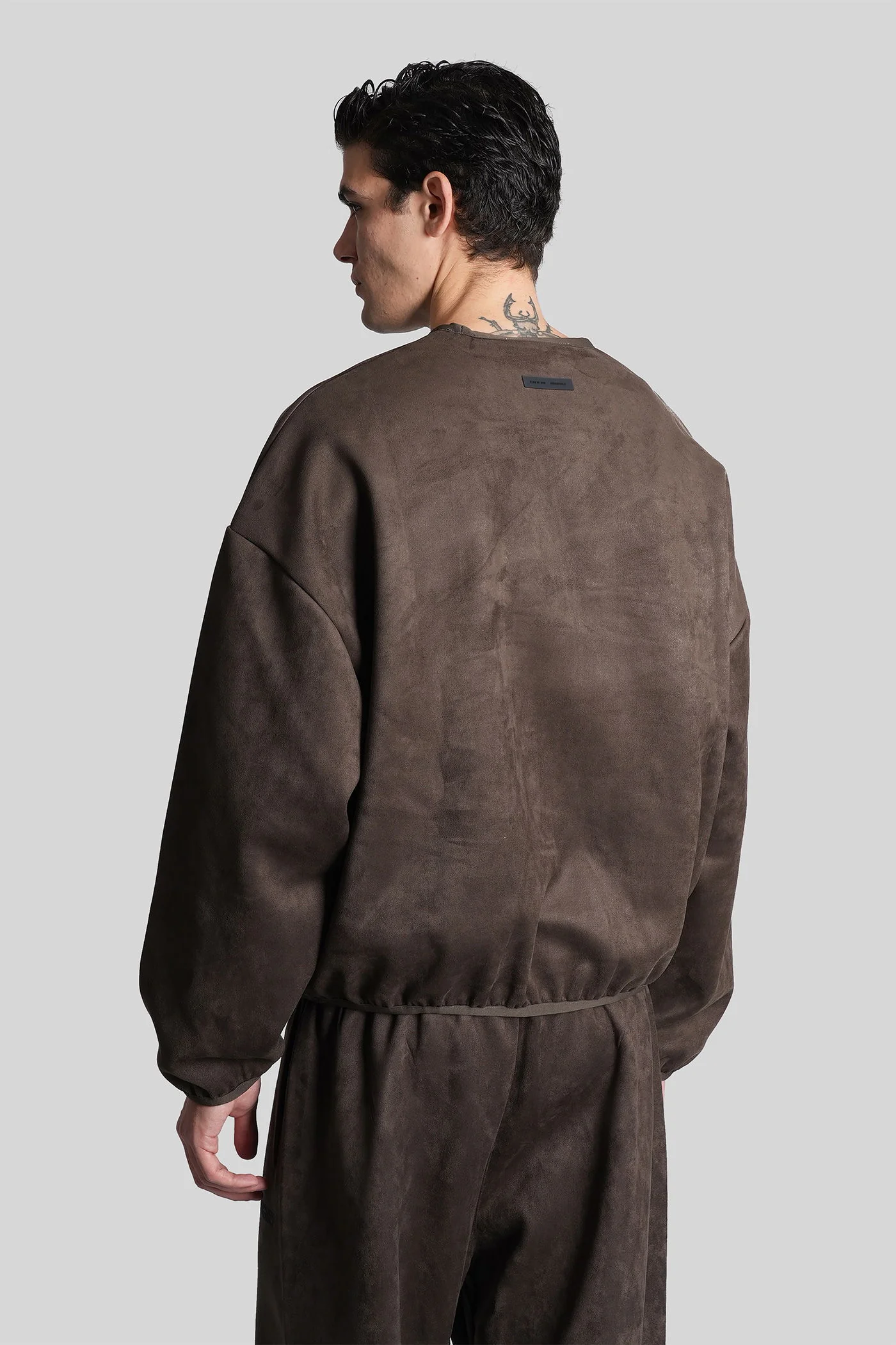 Sweatshirt in brown cotton - Image 3