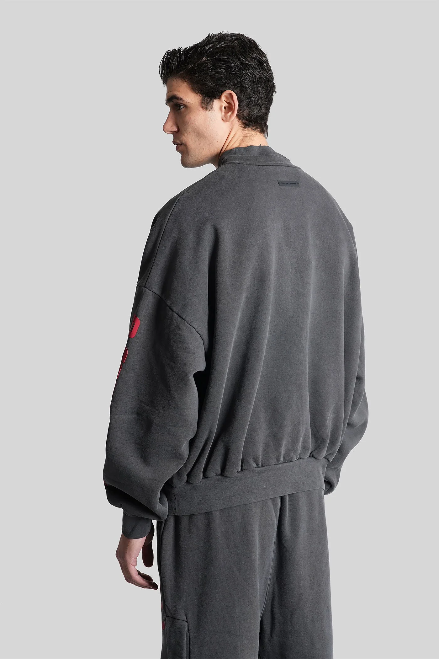 Sweatshirt in grey cotton - Image 3