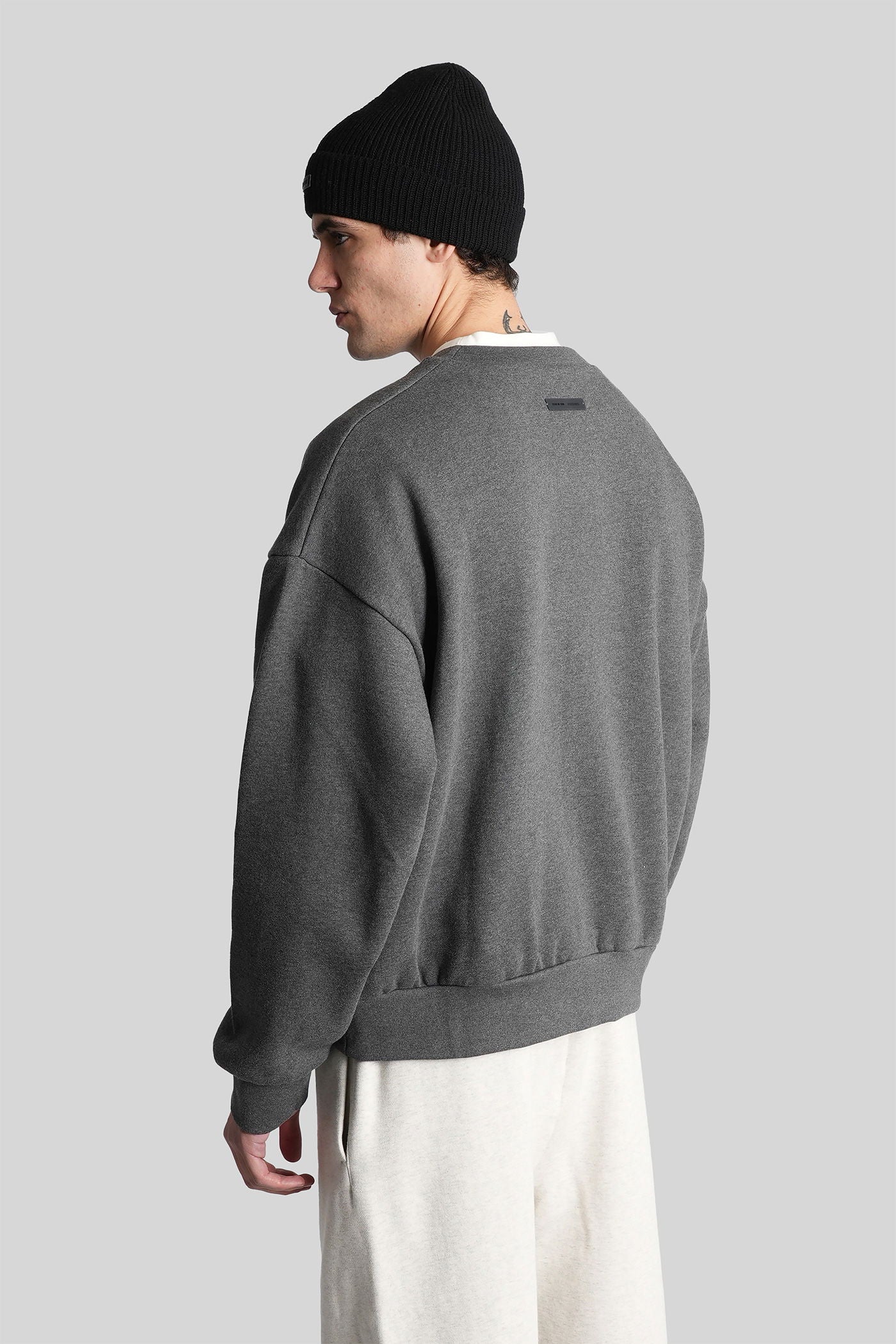Sweatshirt in grey cotton - Image 3