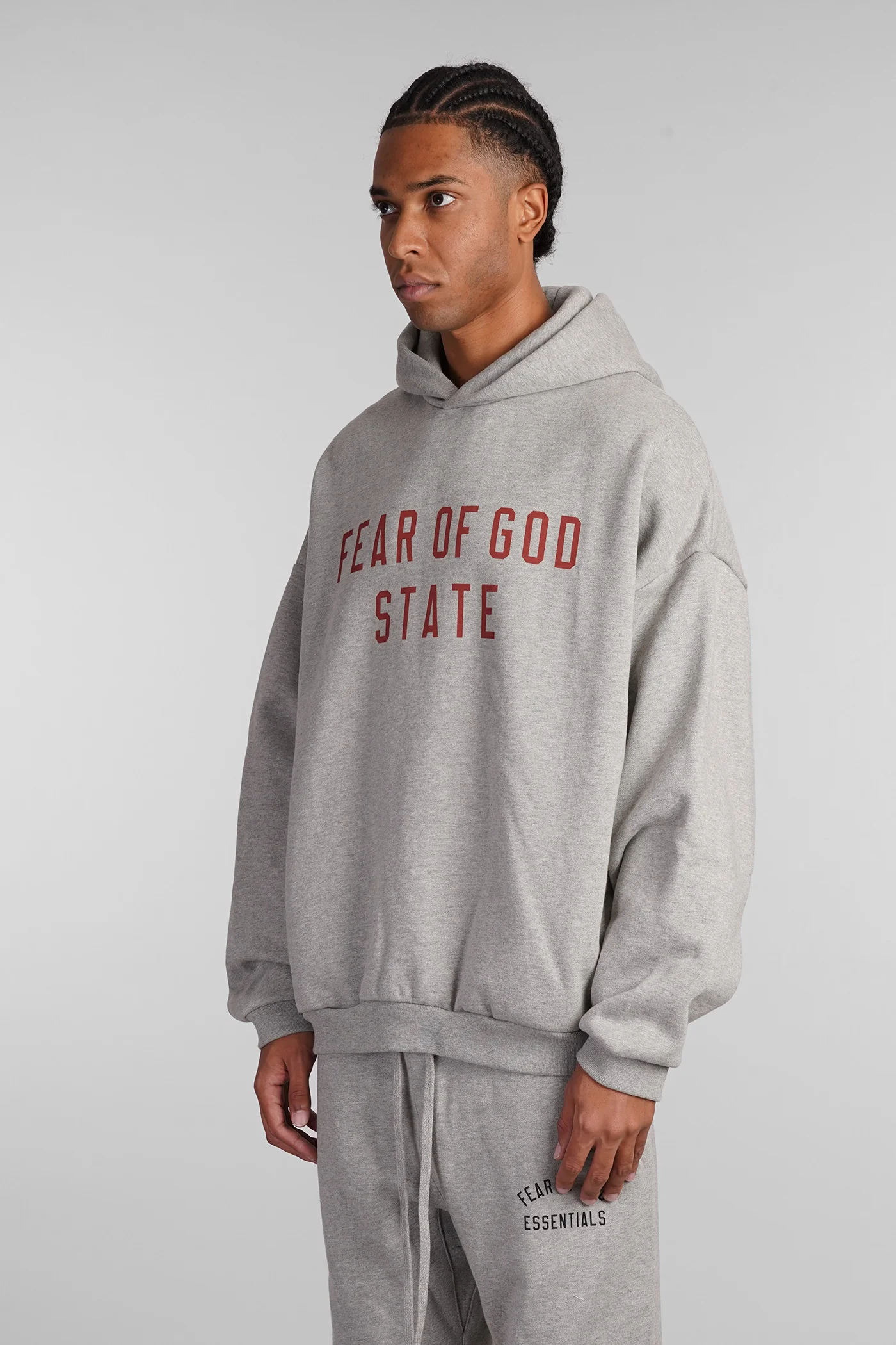 Sweatshirt in grey cotton - Image 4