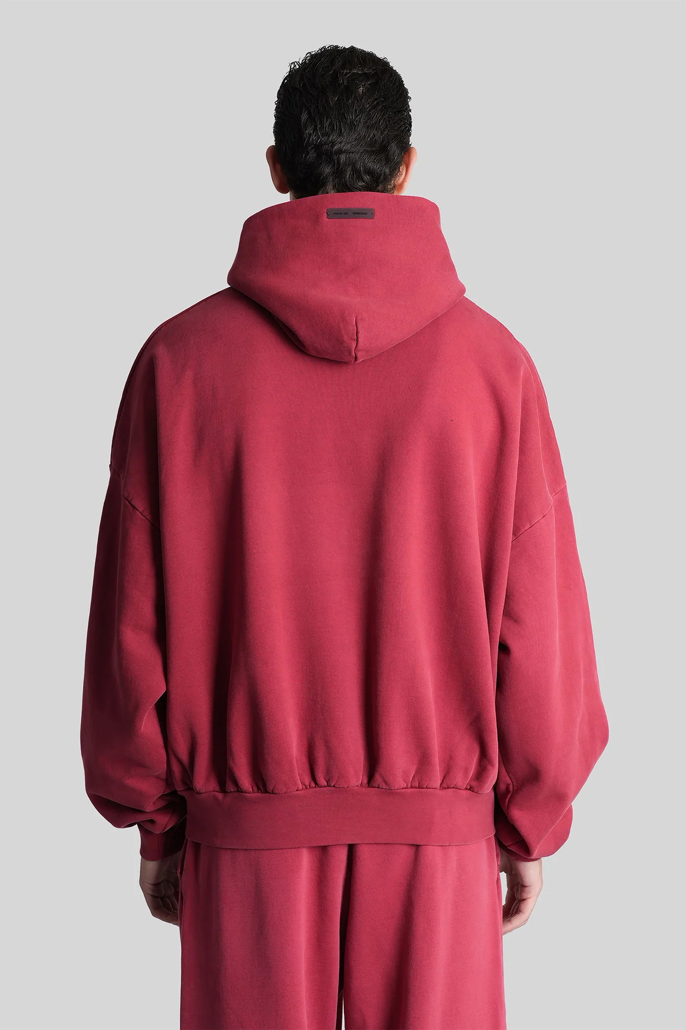 Sweatshirt in red cotton - Image 3