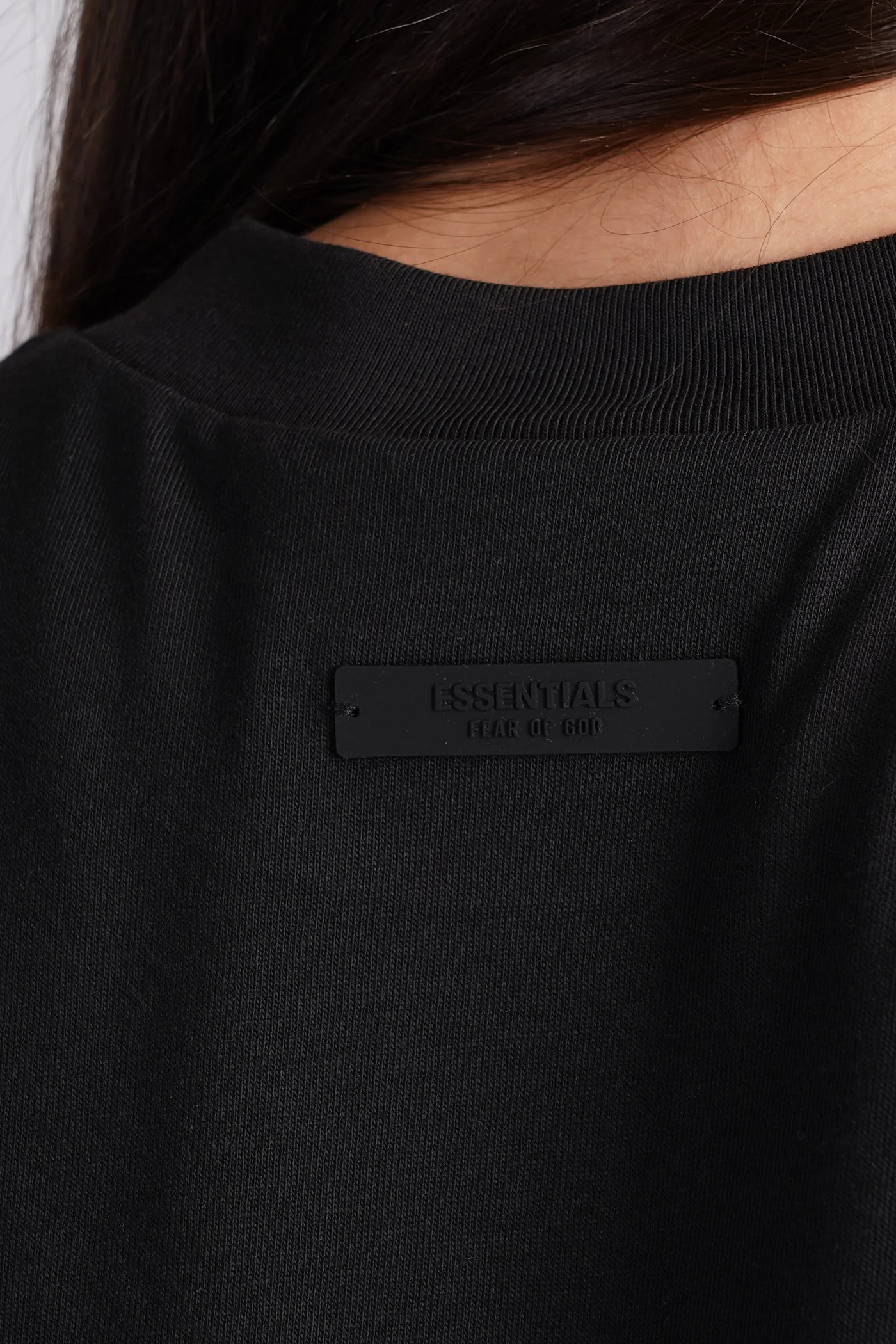 T-Shirt in black cotton - Image 5