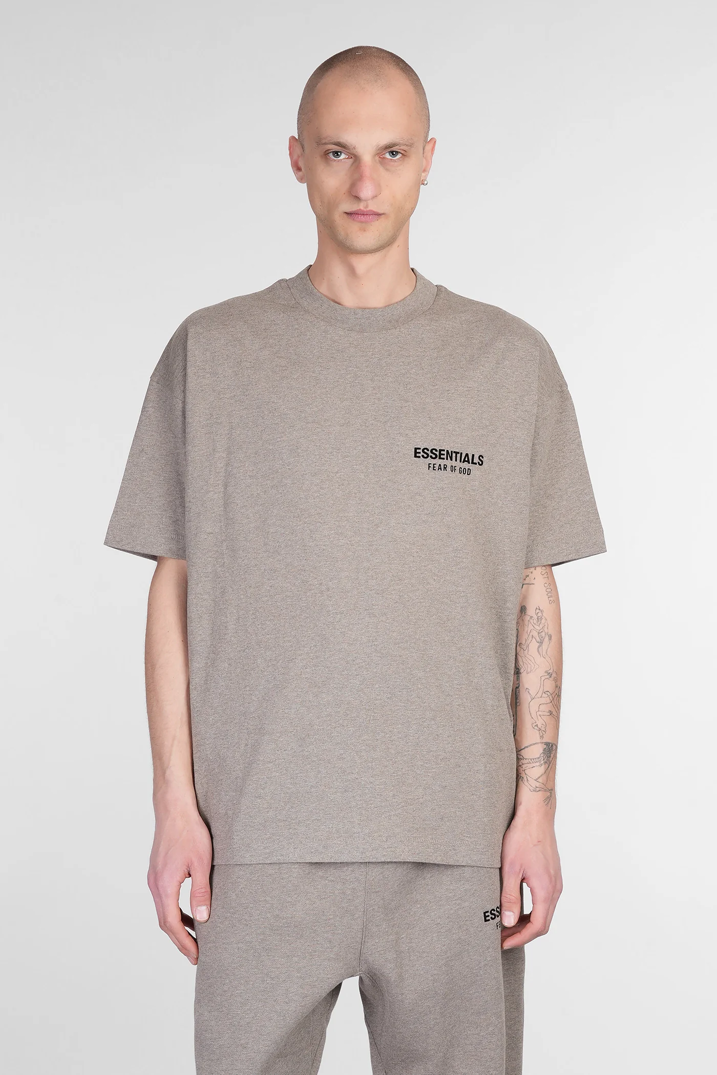 T-Shirt in grey cotton