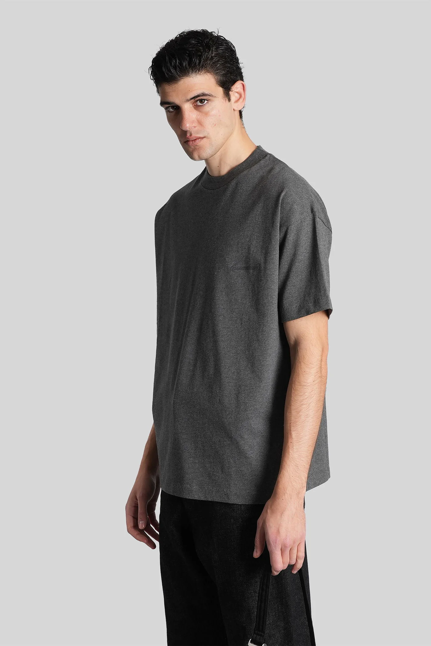 T-Shirt in grey cotton - Image 4