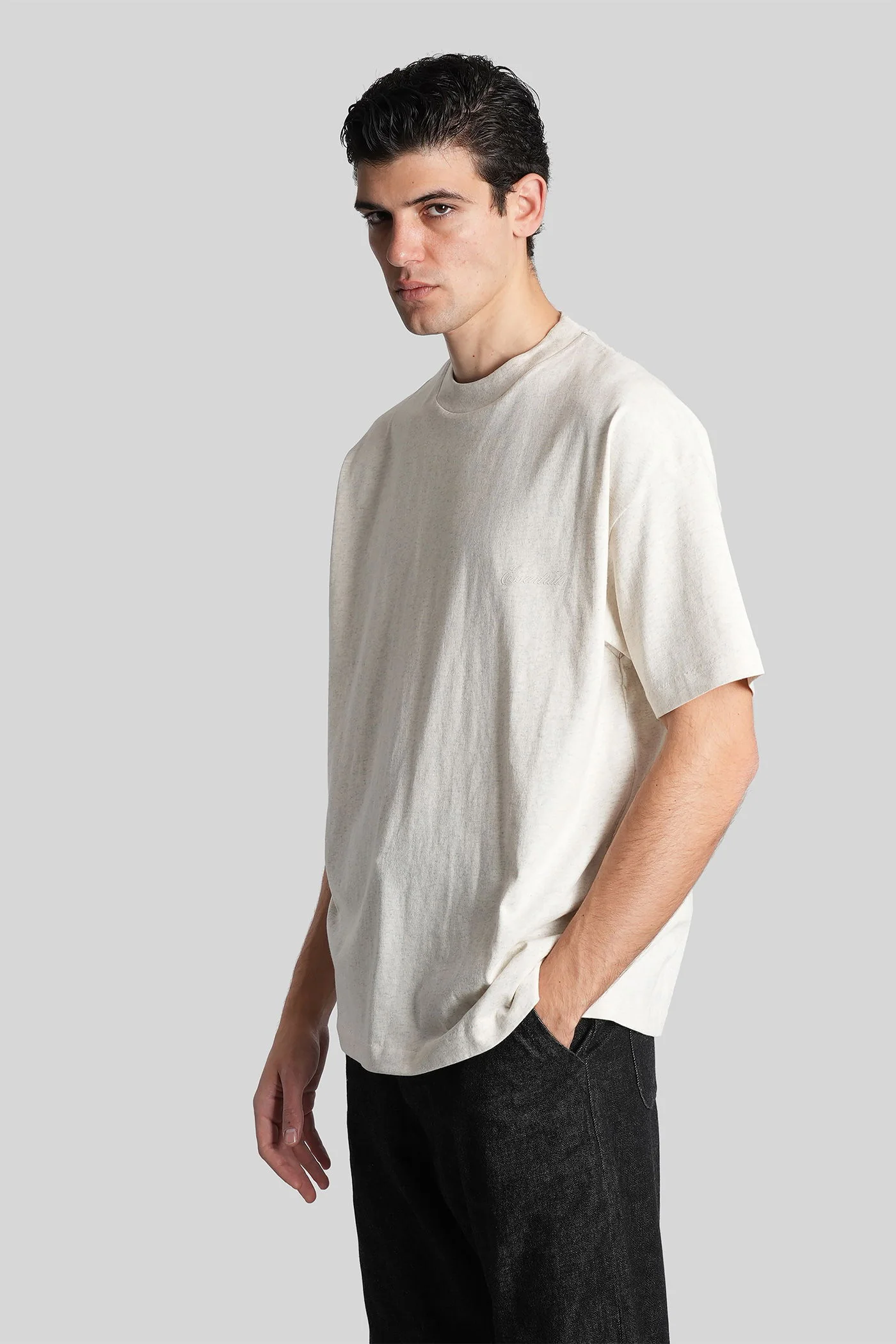 T-Shirt in grey cotton - Image 4