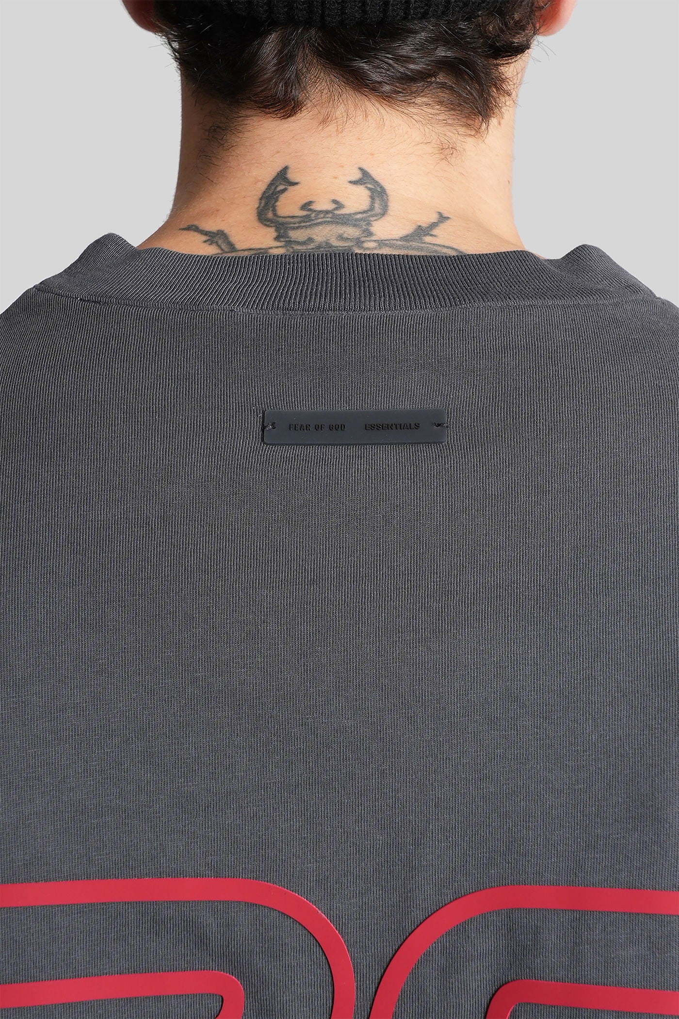 T-Shirt in grey cotton - Image 5