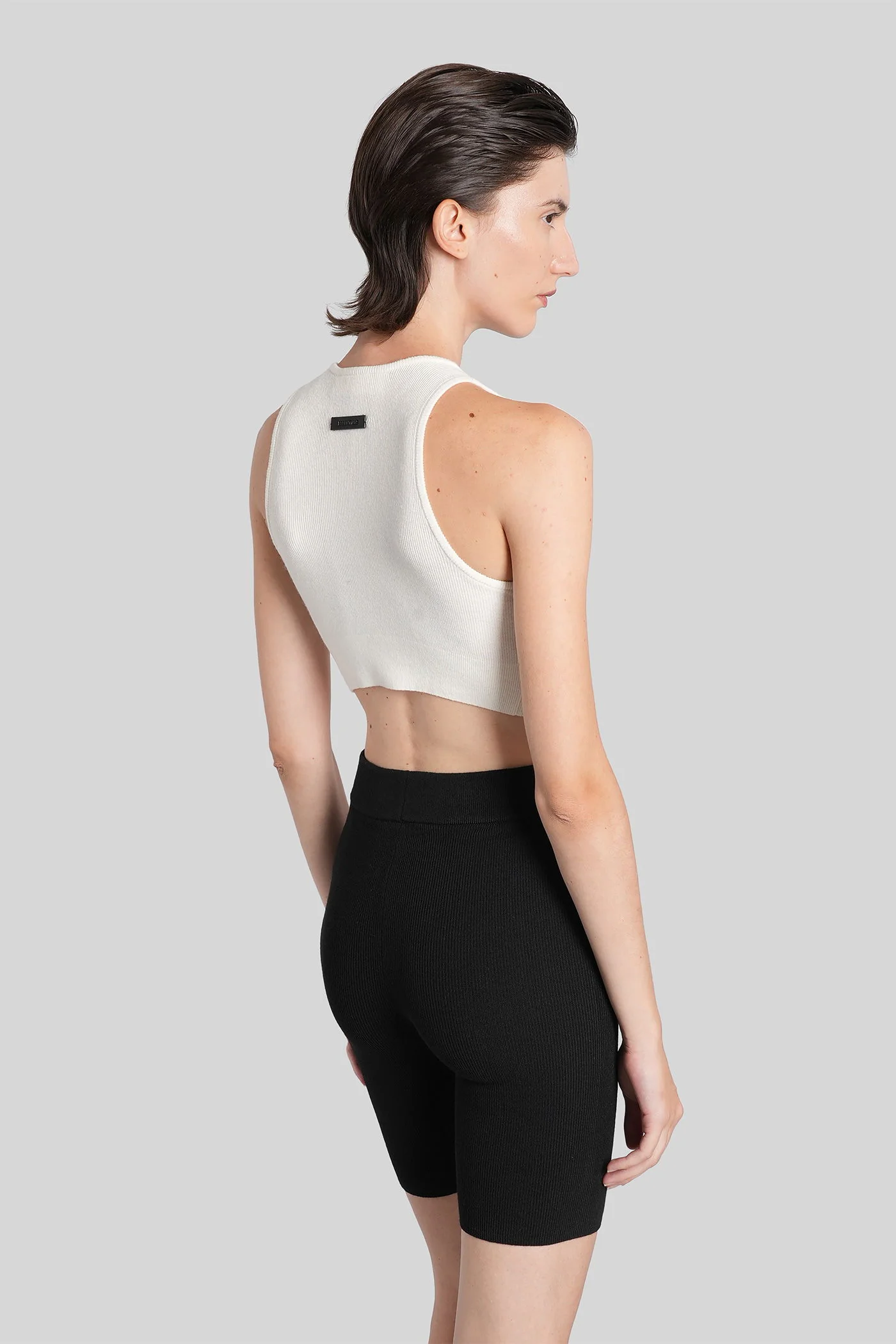 Topwear in beige polyester - Image 3