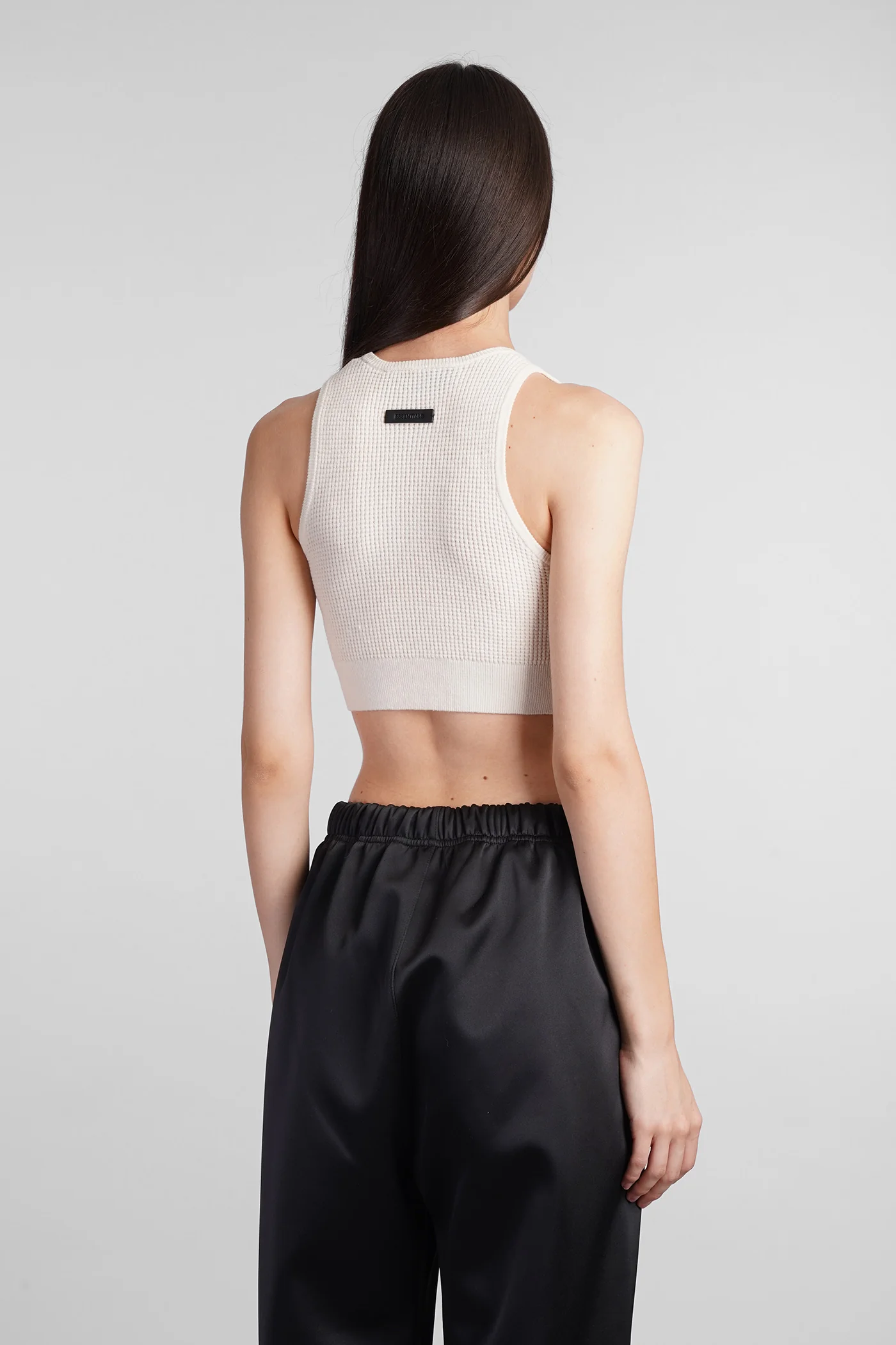 Topwear in beige polyester - Image 3