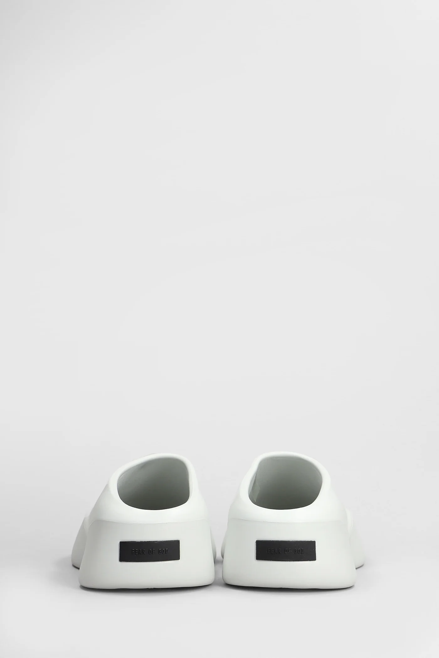 Eva runner Slipper-Mule in grey rubber/plasic - Image 4