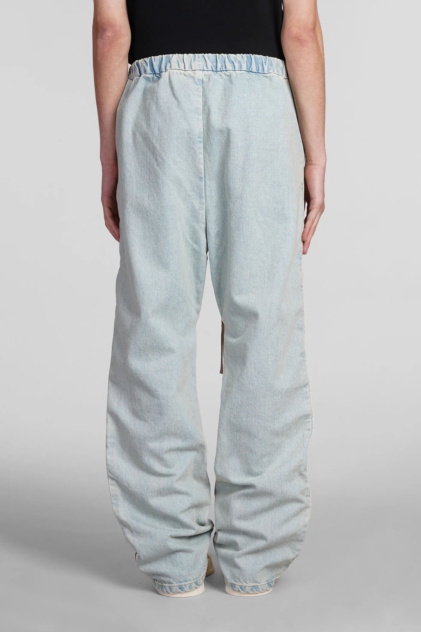 Jeans in cyan cotton - Image 3