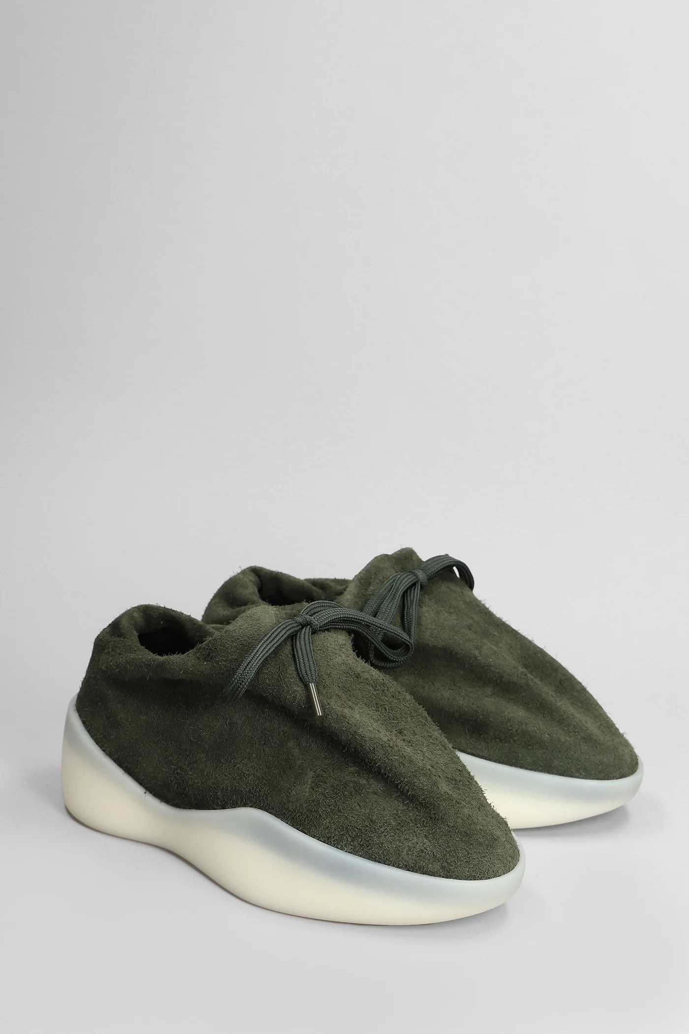 Moc runner Sneakers in green suede - Image 2