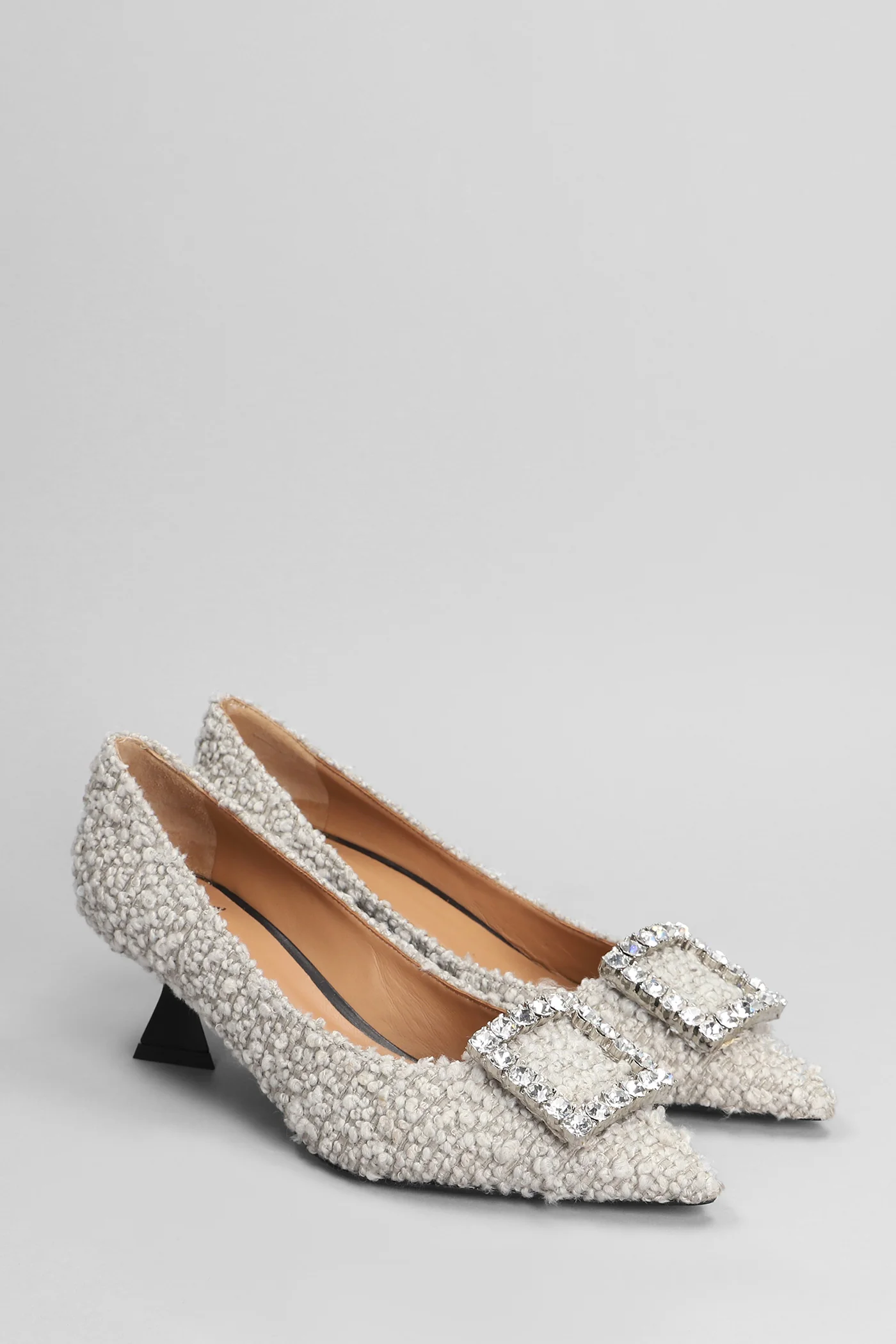 Evilly Pumps in beige wool - Image 2