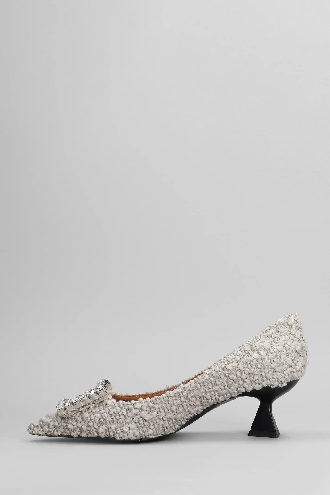 Evilly Pumps in beige wool - Image 3