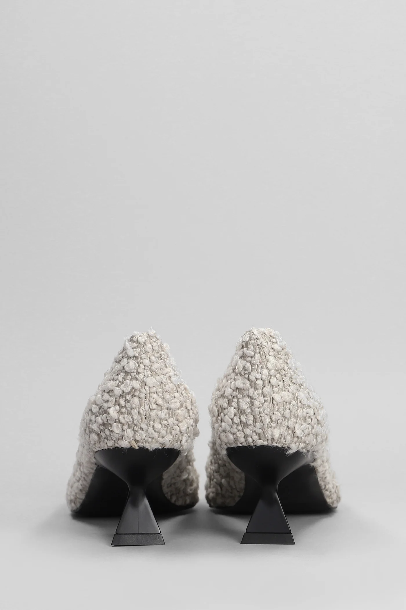Evilly Pumps in beige wool - Image 4