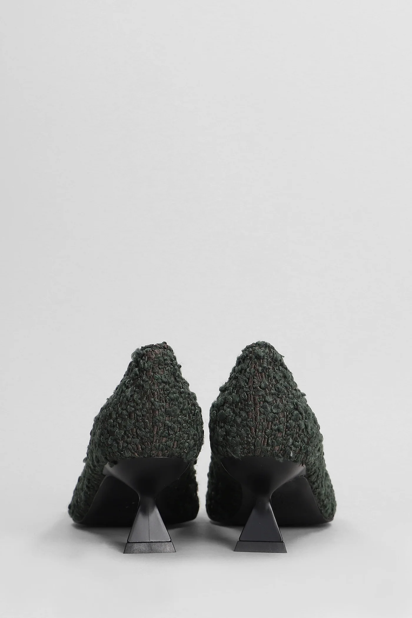 Evilly Pumps in green wool - Image 4