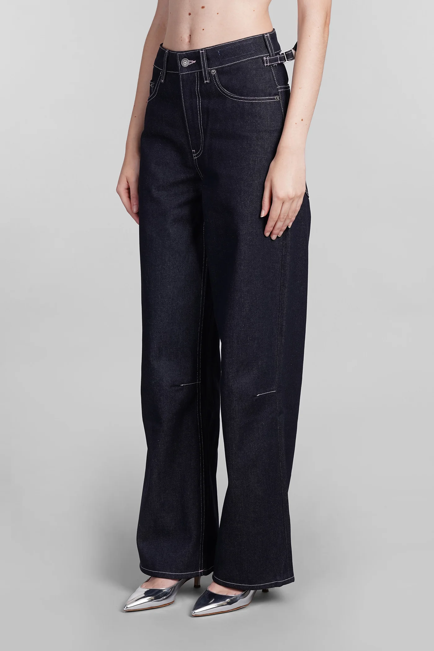 Jeans in blue cotton - Image 4